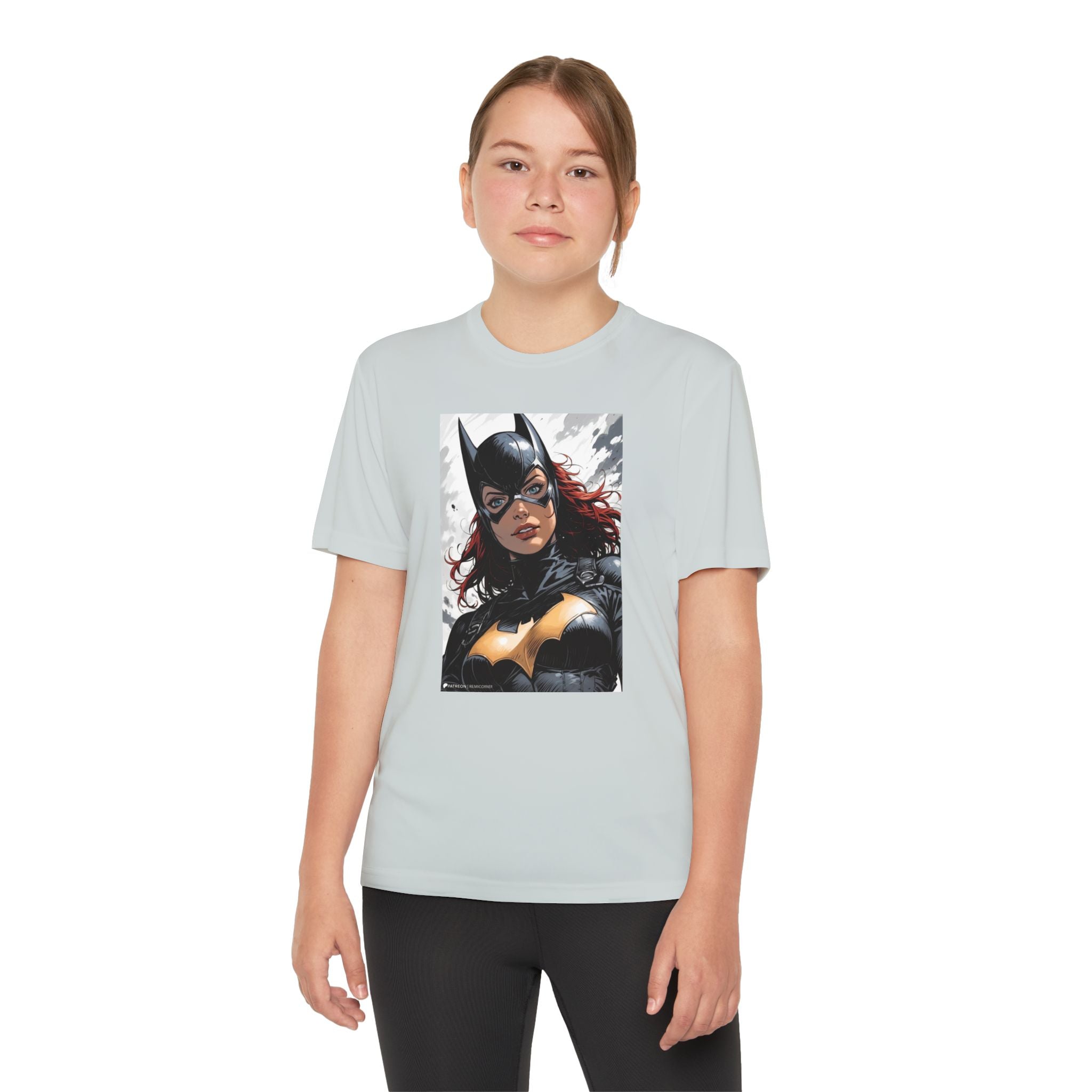 Superhero Youth T-Shirt Sports Graphic Tee, Cool Athletic Shirt for Kids