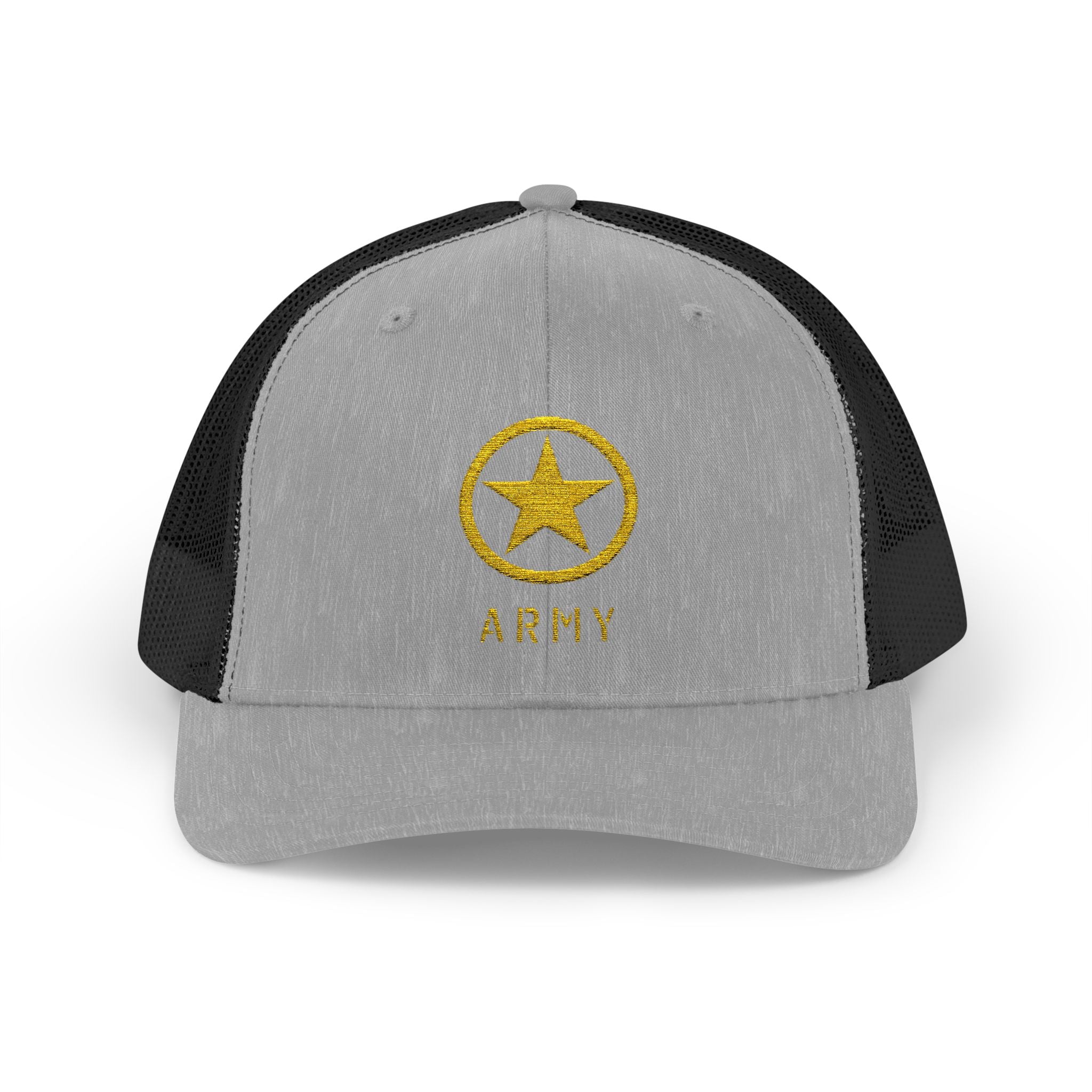 US Army Snapback Trucker Cap with Thin Red Line Design, Ideal for First Responders, Supportive Gifts, Memorials, Everyday Wear
