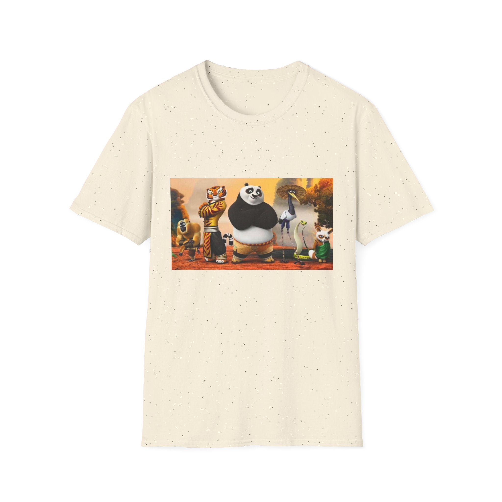 Kung Fu Panda Unisex Softstyle T-Shirt, DreamWorks Animation Youth Competitor Tee, Graphic Tee, Movie Fan Gift, Cult Classic Shirt, Comfy