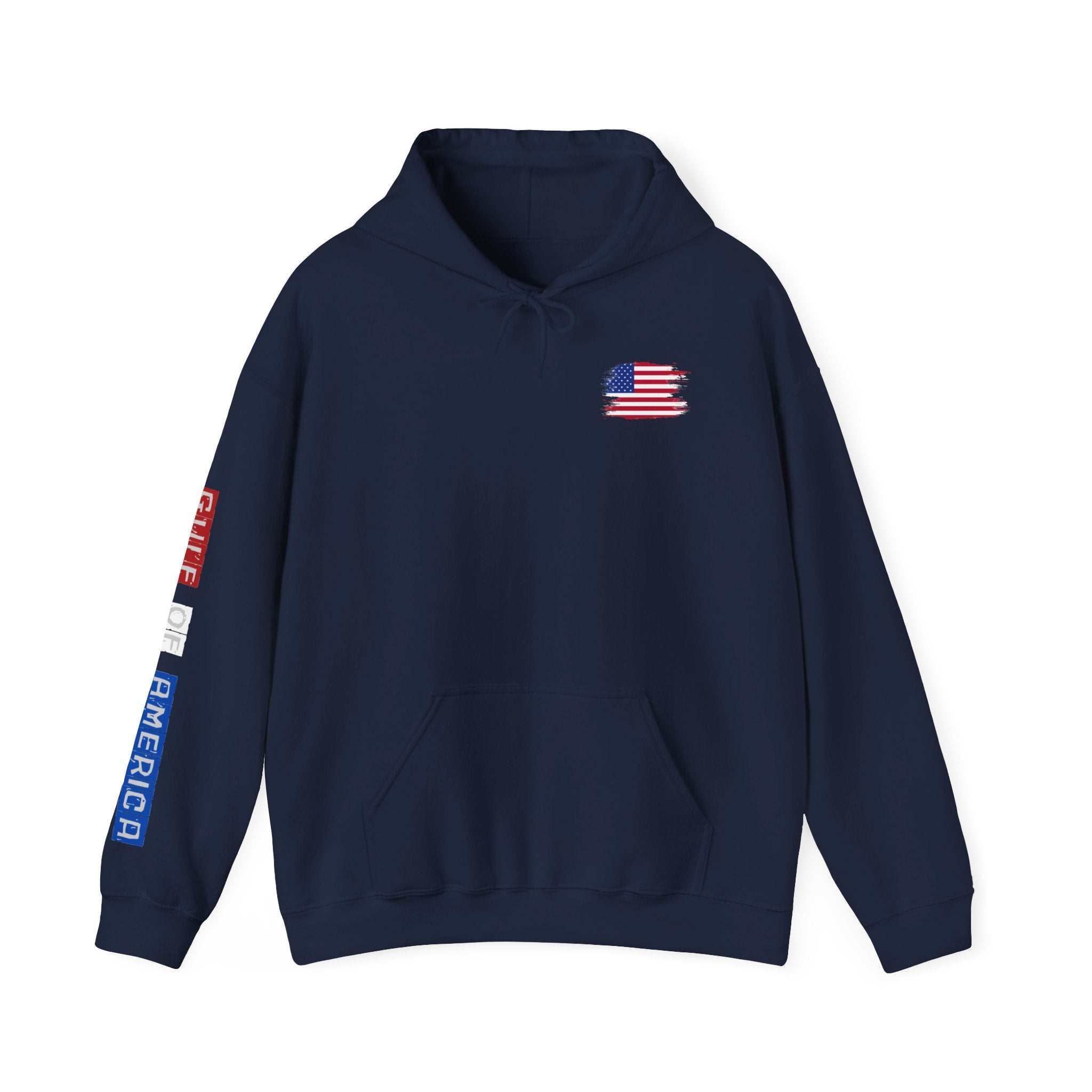 Gulf Of America Patriotic Hoodie, USA Patriotism Sweatshirt, American Flag Pullover, Independence Day Apparel, Fourth of July Gift