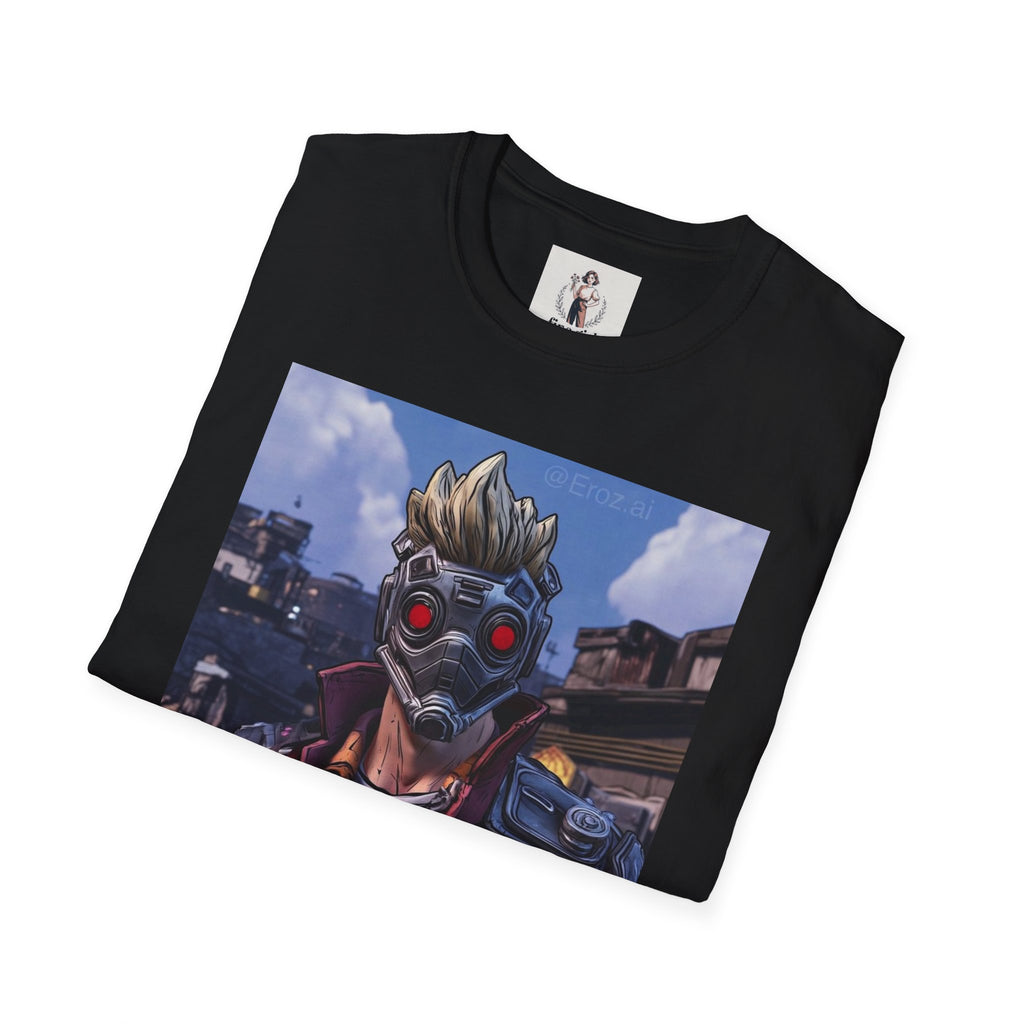 Star-Lord Superhero Marvel Unisex Softstyle T-Shirt, Comic Book Tee, Geeky Clothing, Cosplay Costume Top
