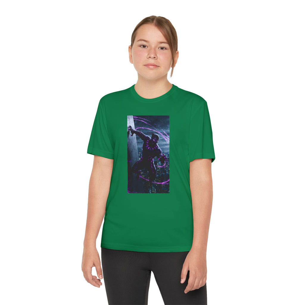 The Black Panther Superhero Marvel Patriotic, Kids Graphic T-Shirt, Boys Hero Top, Girls Comic Book Clothing, Birthday