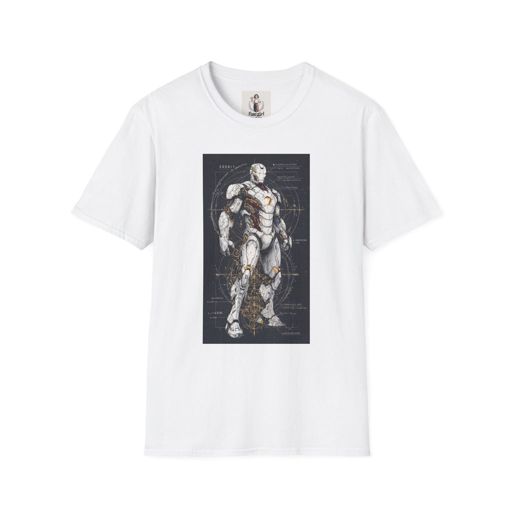 Ironman Superhero Marvel Unisex Softstyle T-Shirt, Comic Book Tee, Geeky Clothing, Cosplay Costume Top