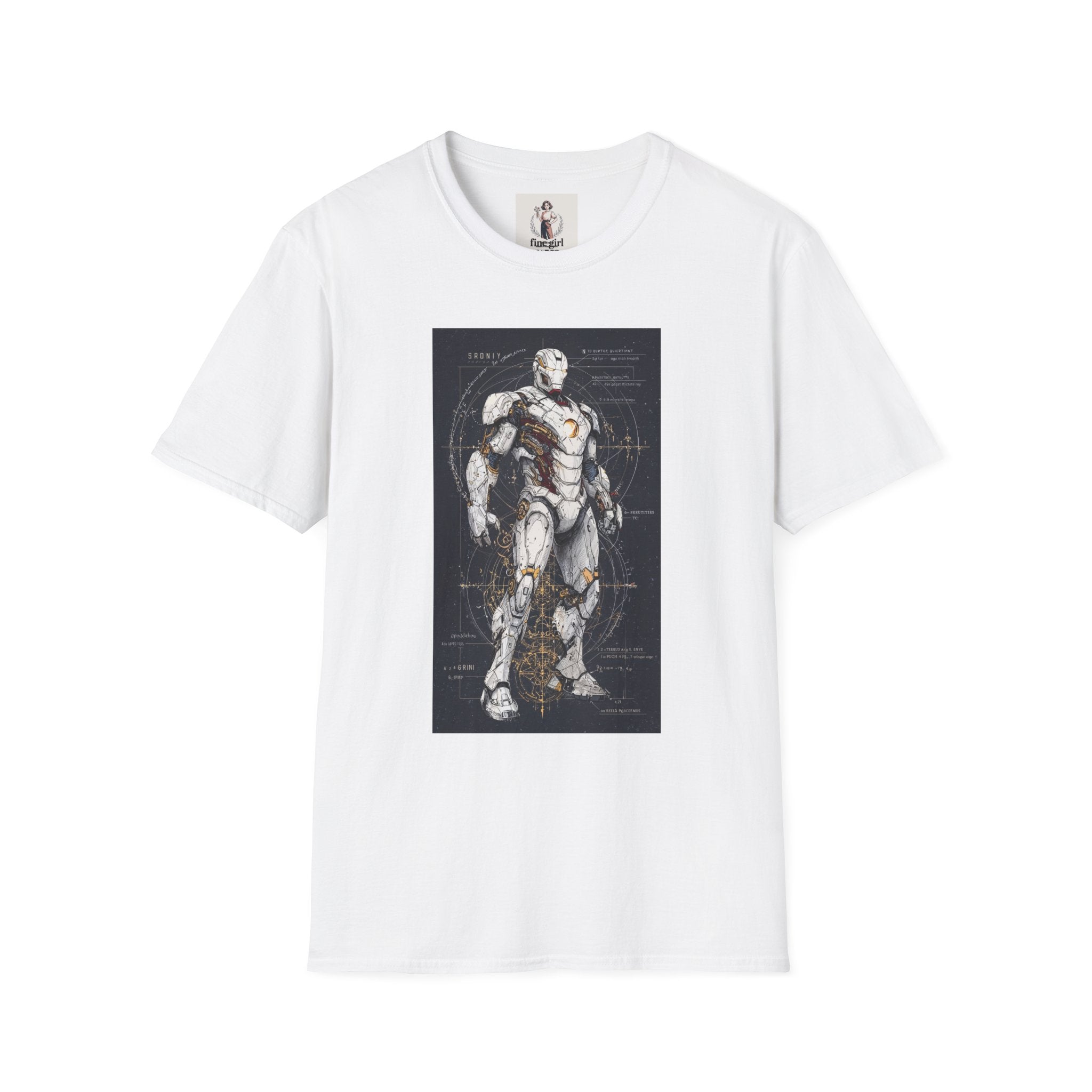 Ironman Superhero Marvel Unisex Softstyle T-Shirt, Comic Book Tee, Geeky Clothing, Cosplay Costume Top