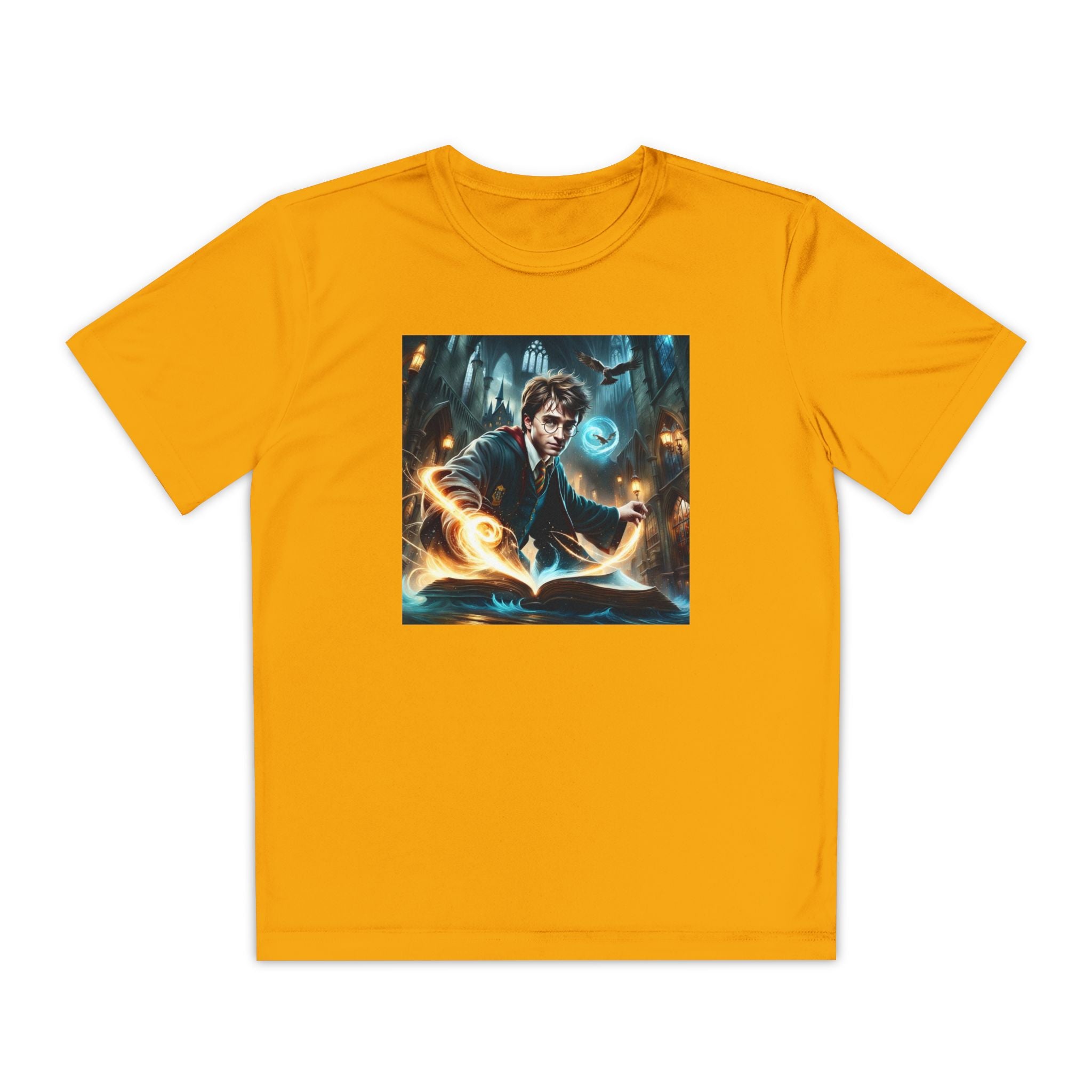 Youth Competitor Tee - Harry Potter, Wizard School Shirt, Magical Kids Top, Hogwarts Fan Gift, Sorcerer's Stone T-Shirt