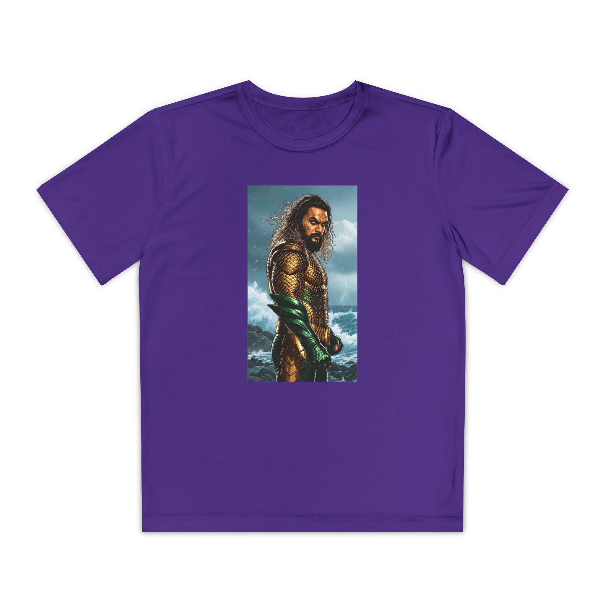 Aquaman Superhero Youth Tee, Kids Superhero Shirt, Child Aquaman T-shirt, Comic Book Tee, Superhero Fan Gift
