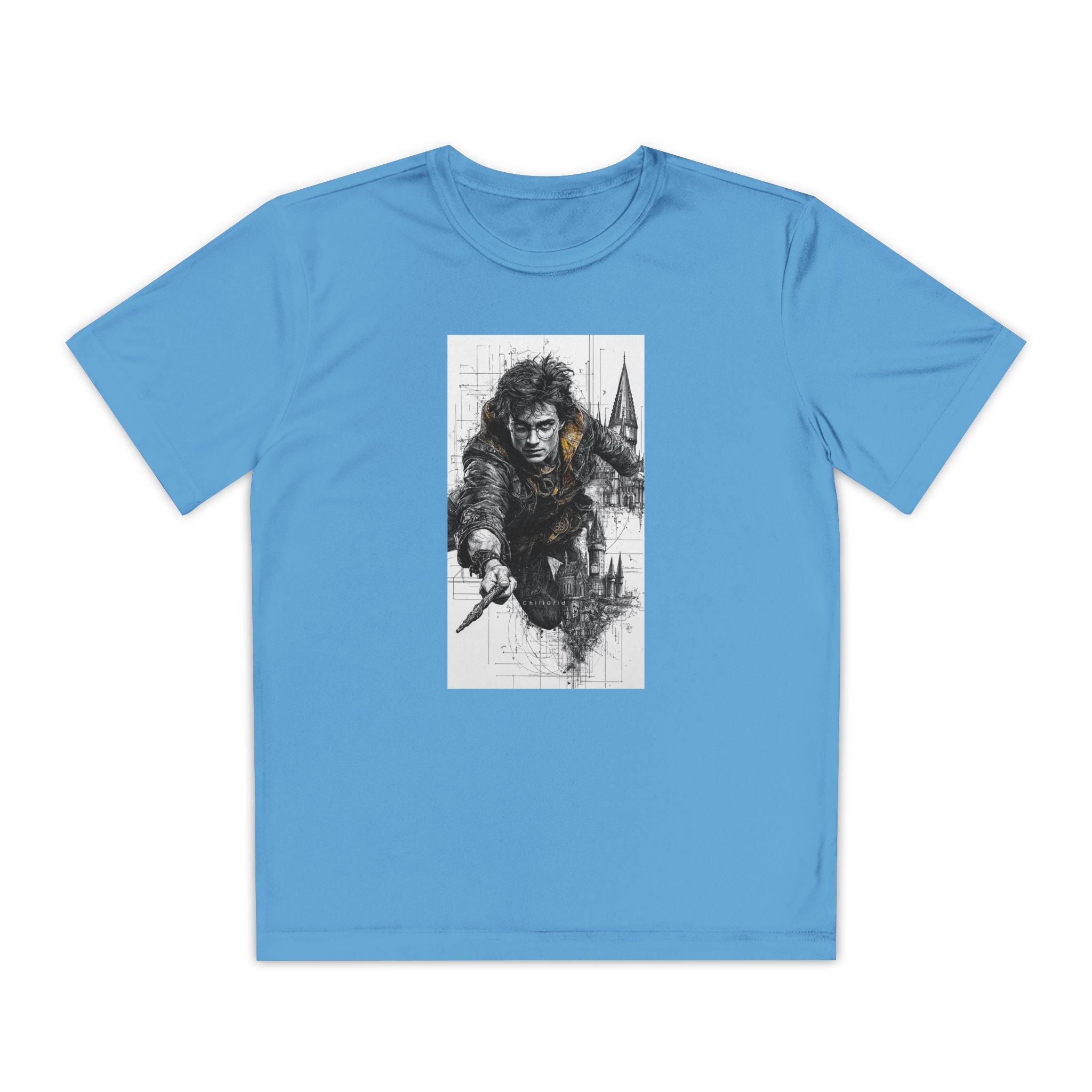 Youth Competitor Tee - Harry Potter, Wizard School Shirt, Magical Kids Top, Hogwarts Fan Gift, Sorcerer's Stone T-Shirt