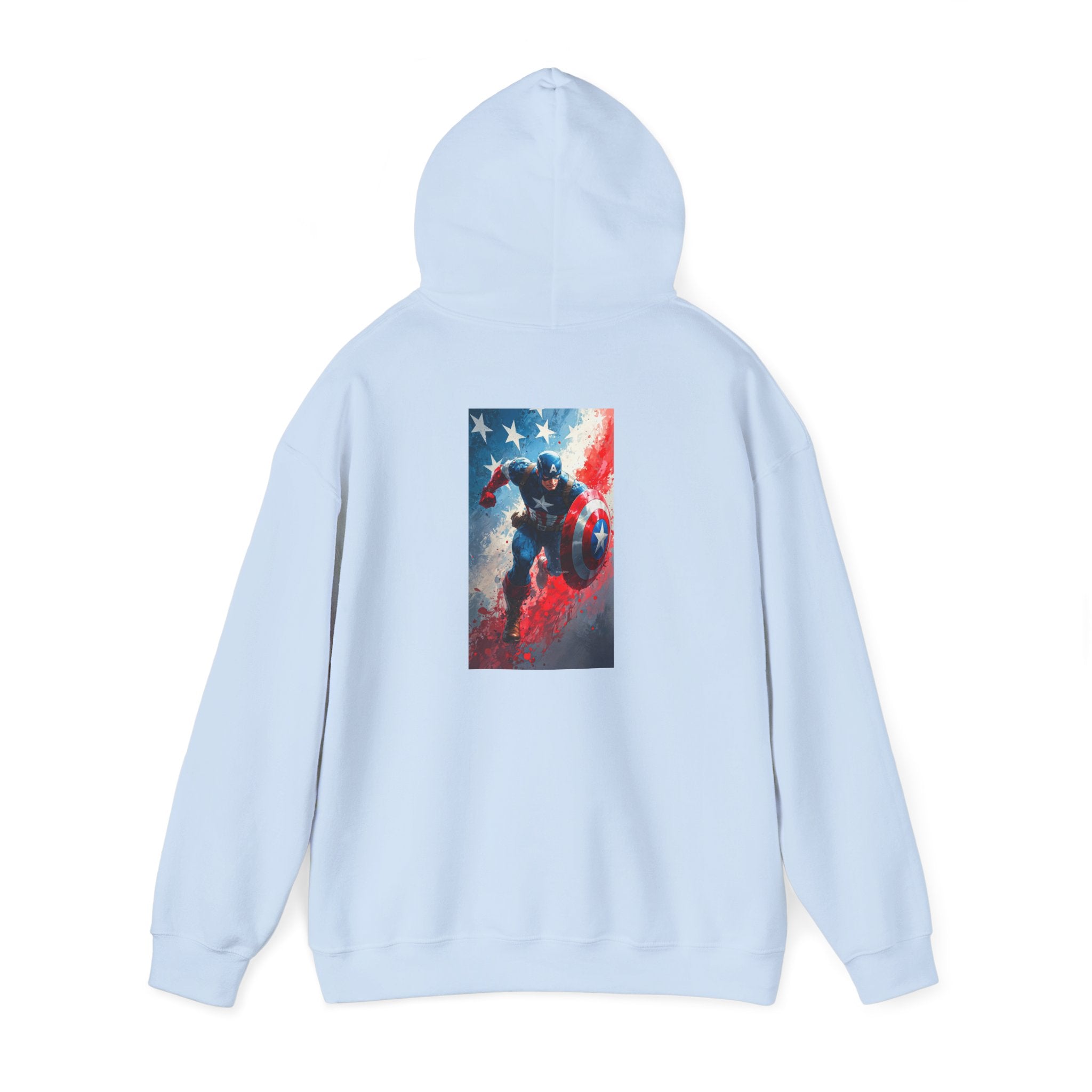 Hooded Sweatshirt - Captain America Design