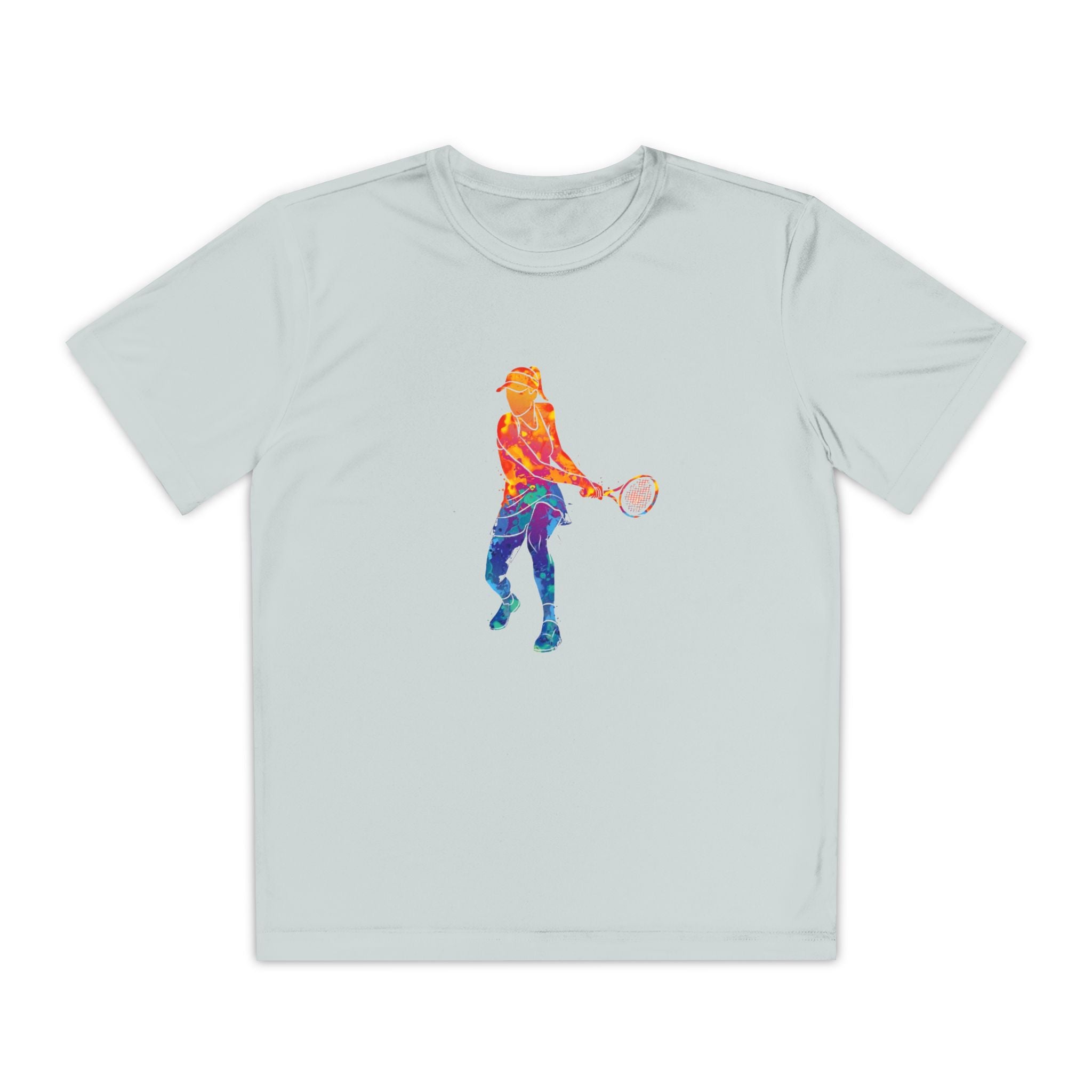 Tennis Youth Sports Graphic Tee, Cool Athletic Shirt for Kids, Perfect for Sports Events, Team Spirit, Birthday Gift, Summer Activities