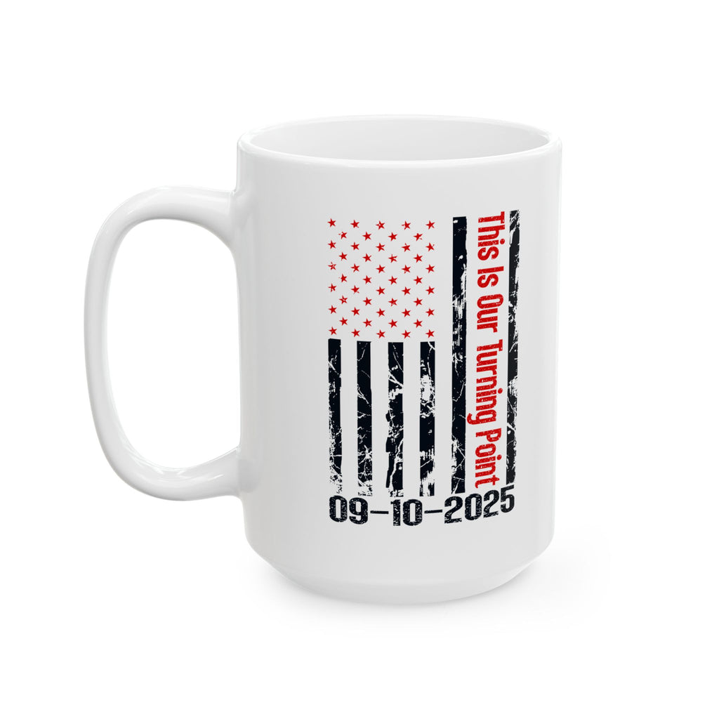 Charlie Kirk Patriotic Mug