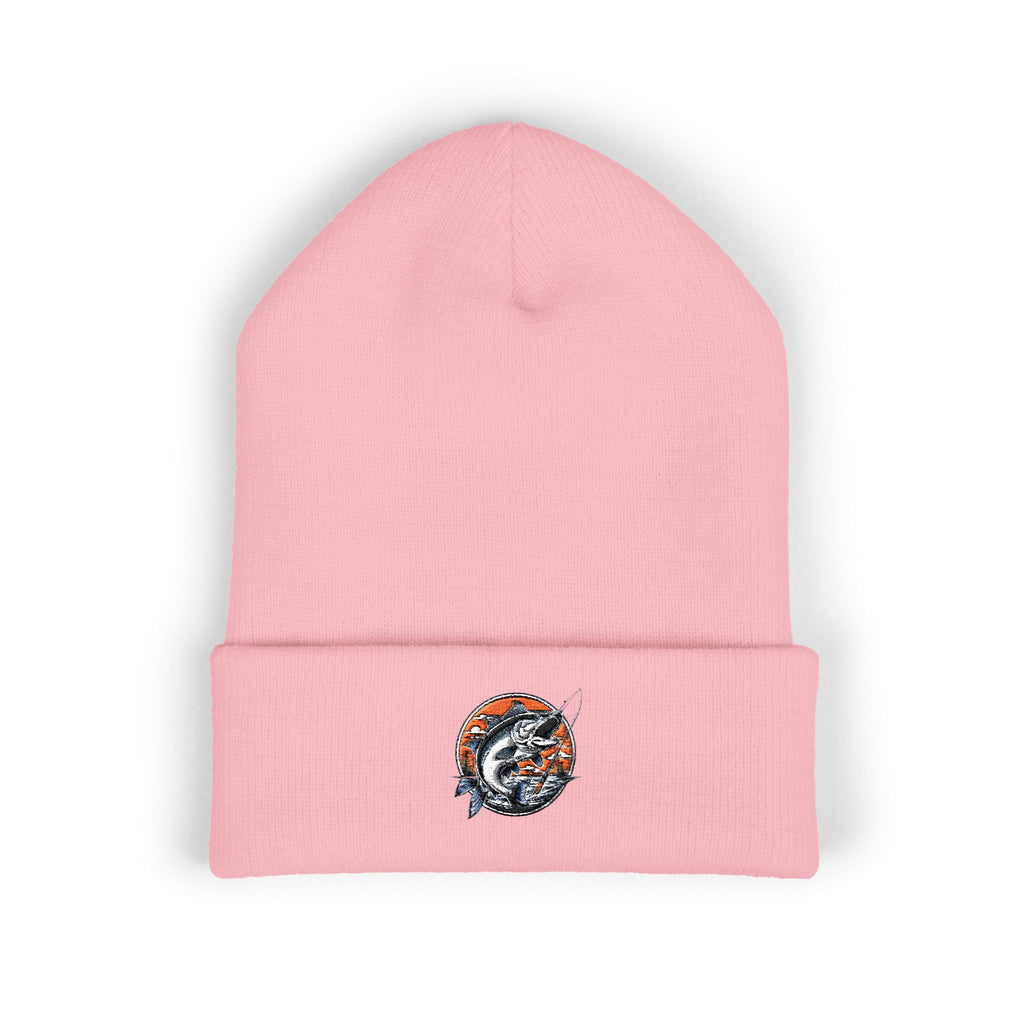 Embroidered Fishing Beanie, Fisherman Gift, Outdoor Apparel, Fishing Gear, Angler Hat, Fishing Lure Beanie