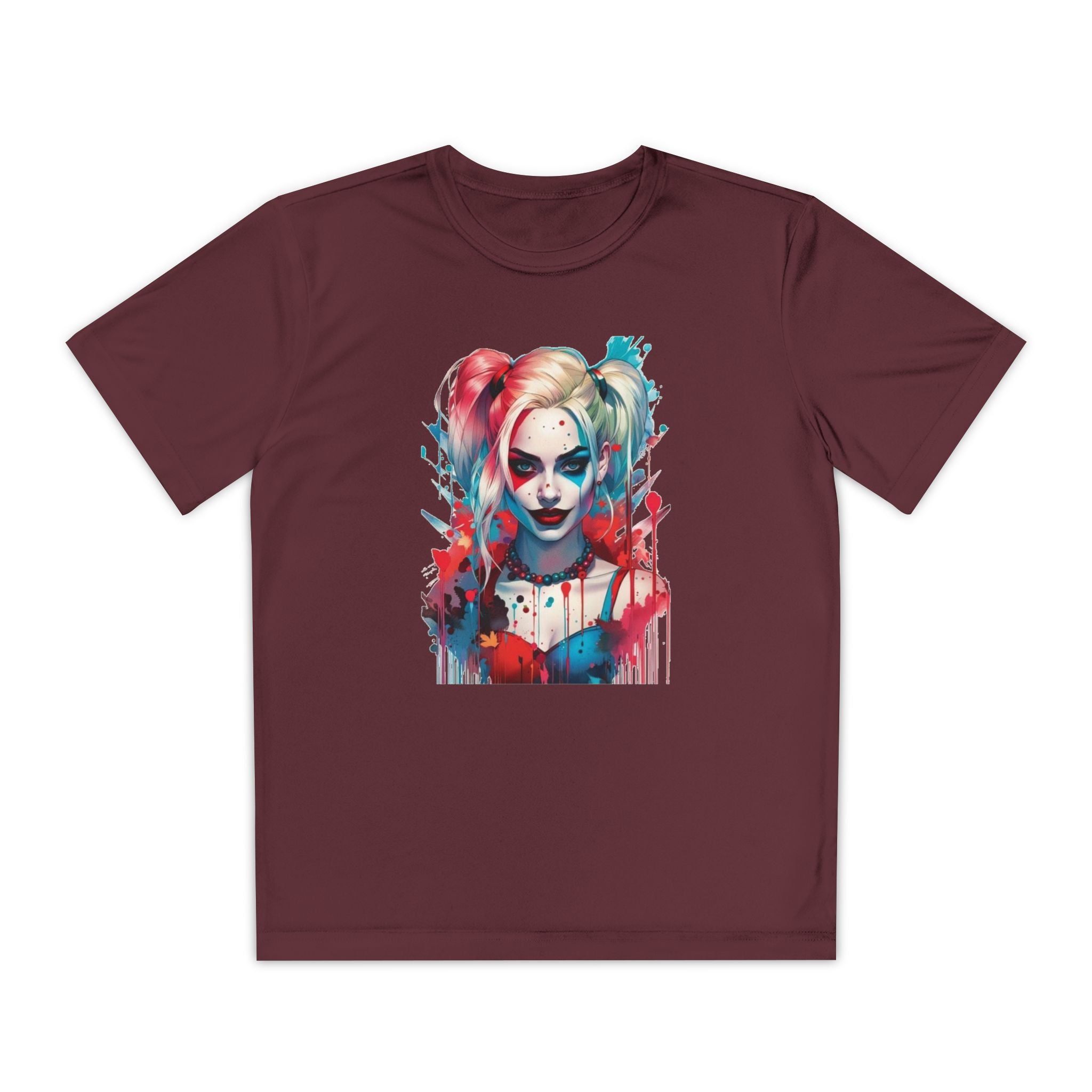 Superhero Youth T-Shirt Sports Graphic Tee, Cool Athletic Shirt for Kids