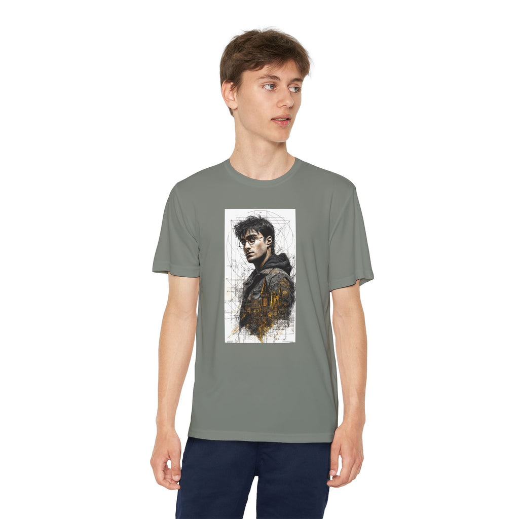 Youth Competitor Tee - Harry Potter, Wizard School Shirt, Magical Kids Top, Hogwarts Fan Gift, Sorcerer's Stone T-Shirt
