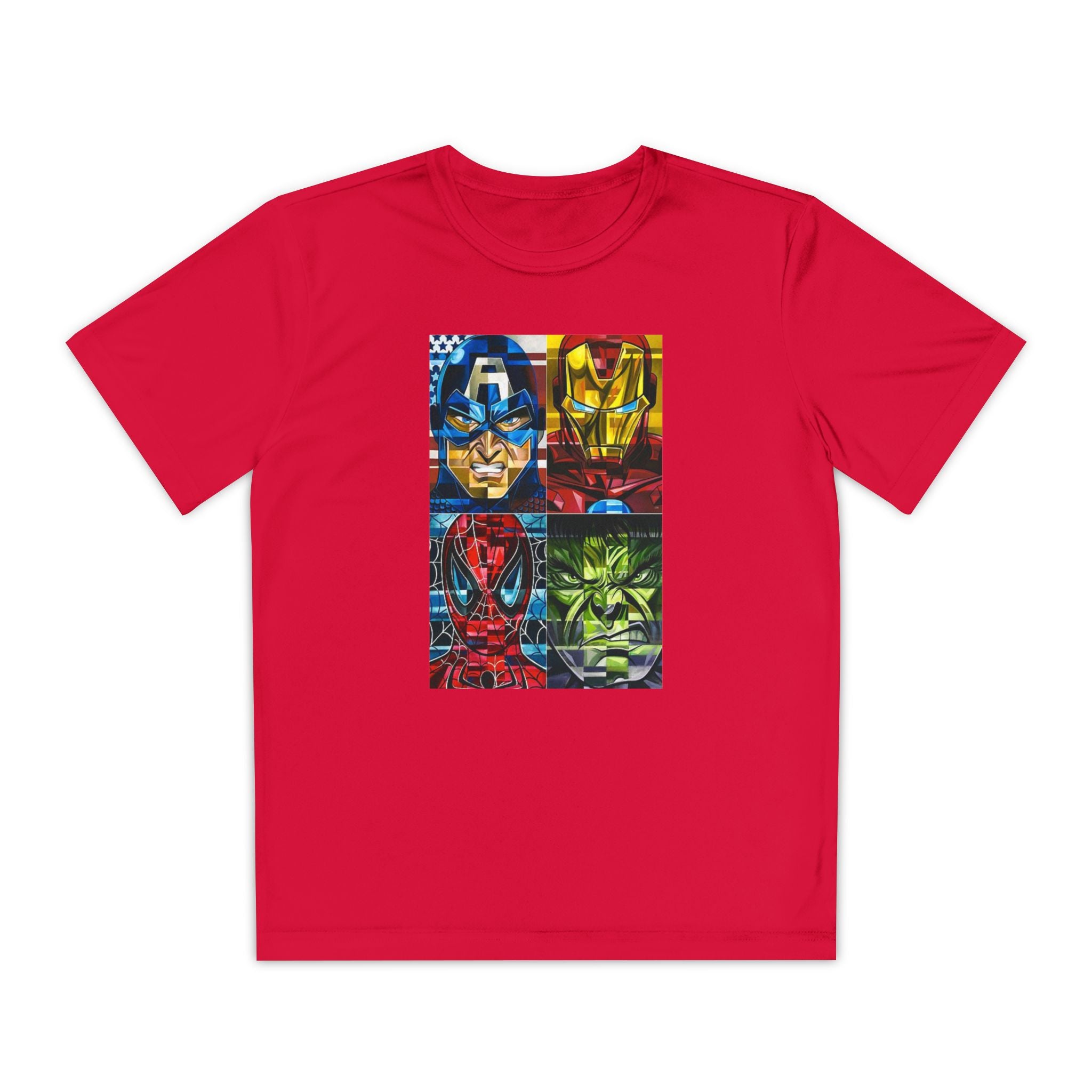 Advengers Youth T-Shirt Sports Graphic Tee, Cool Athletic Shirt for Kids, Perfect for Sports Events, Team Spirit