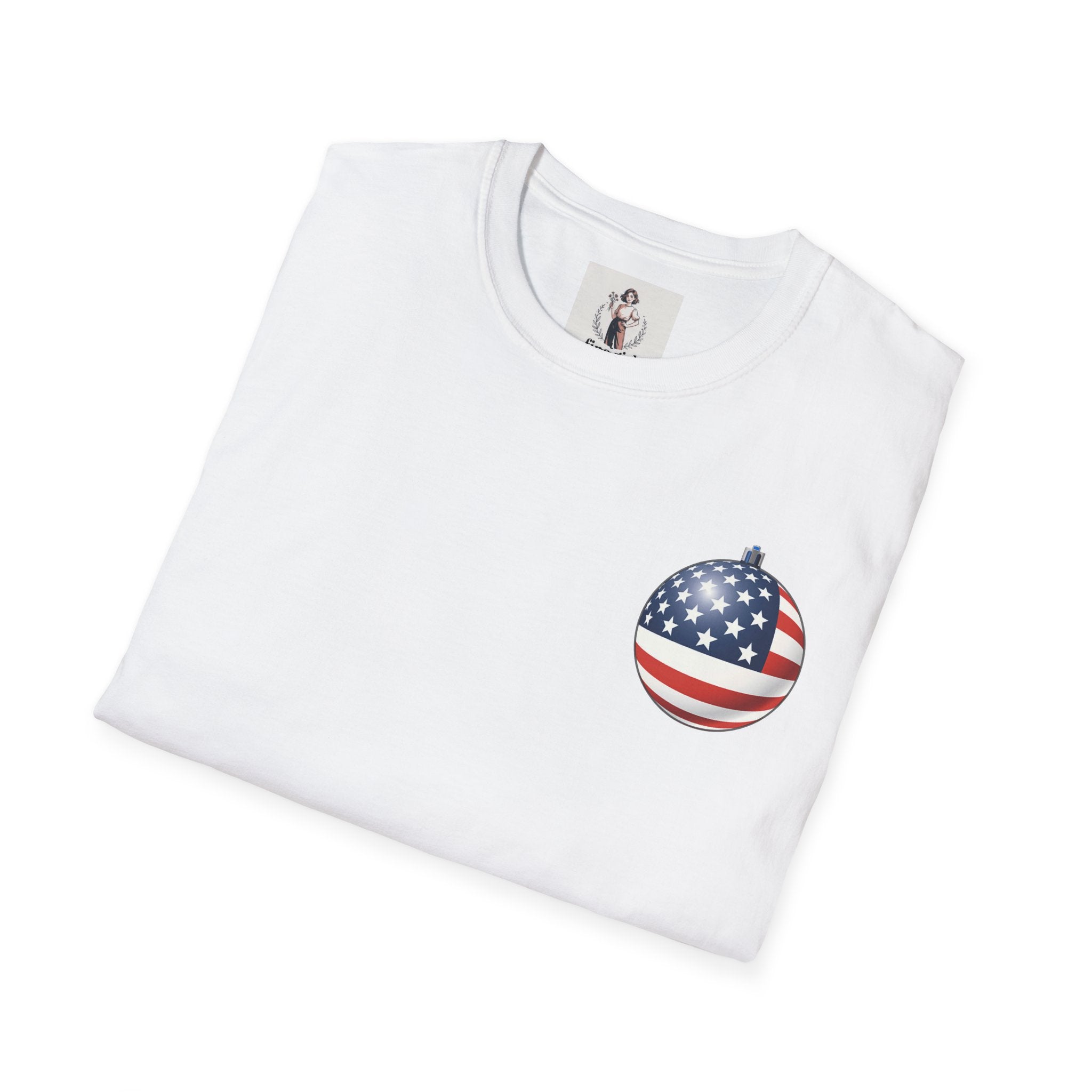 Santa Claus On A Tank Christmas ~ Unisex Softstyle T-Shirt