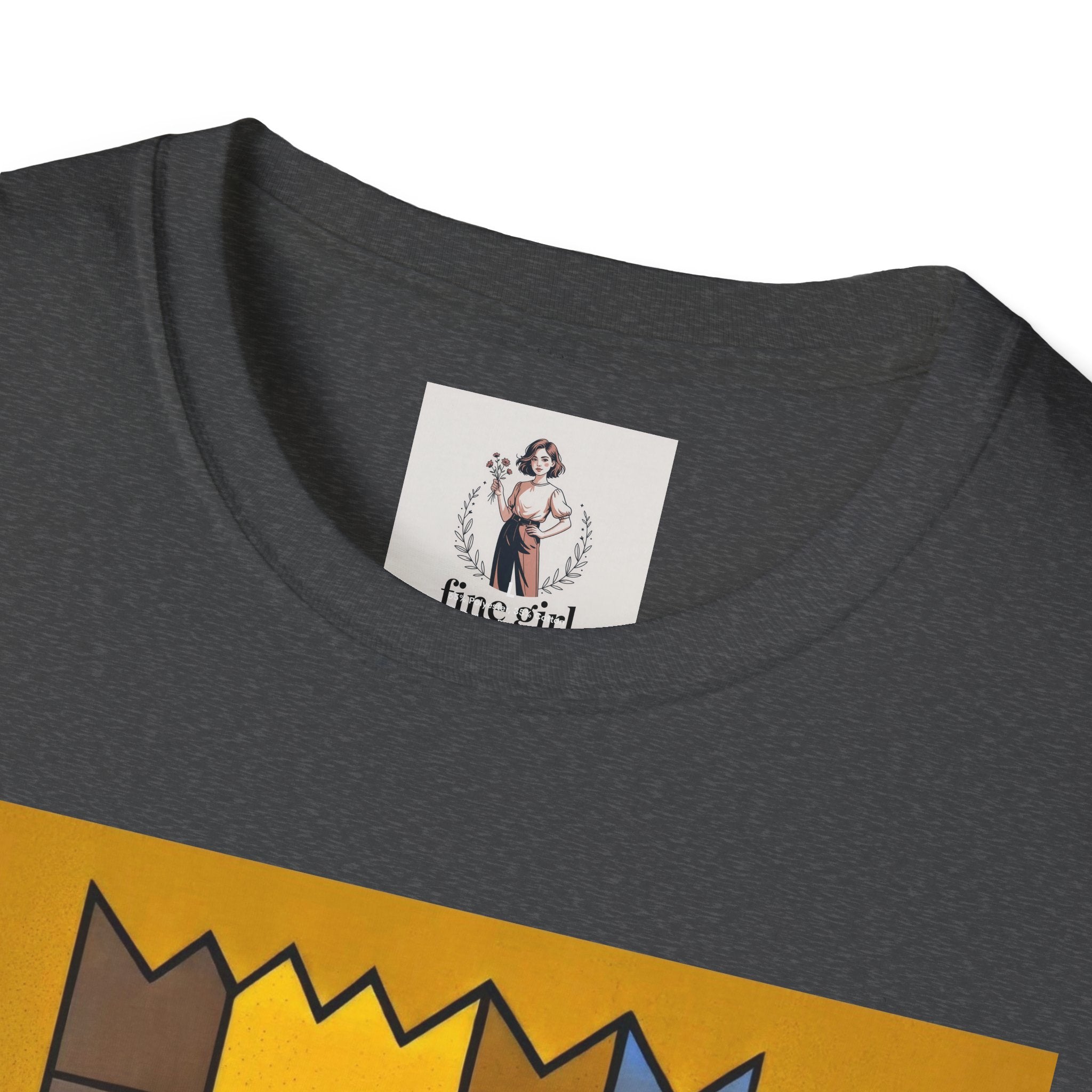 Bart Simpson TV Themed T-Shirt Unisex Softstyle T-Shirt