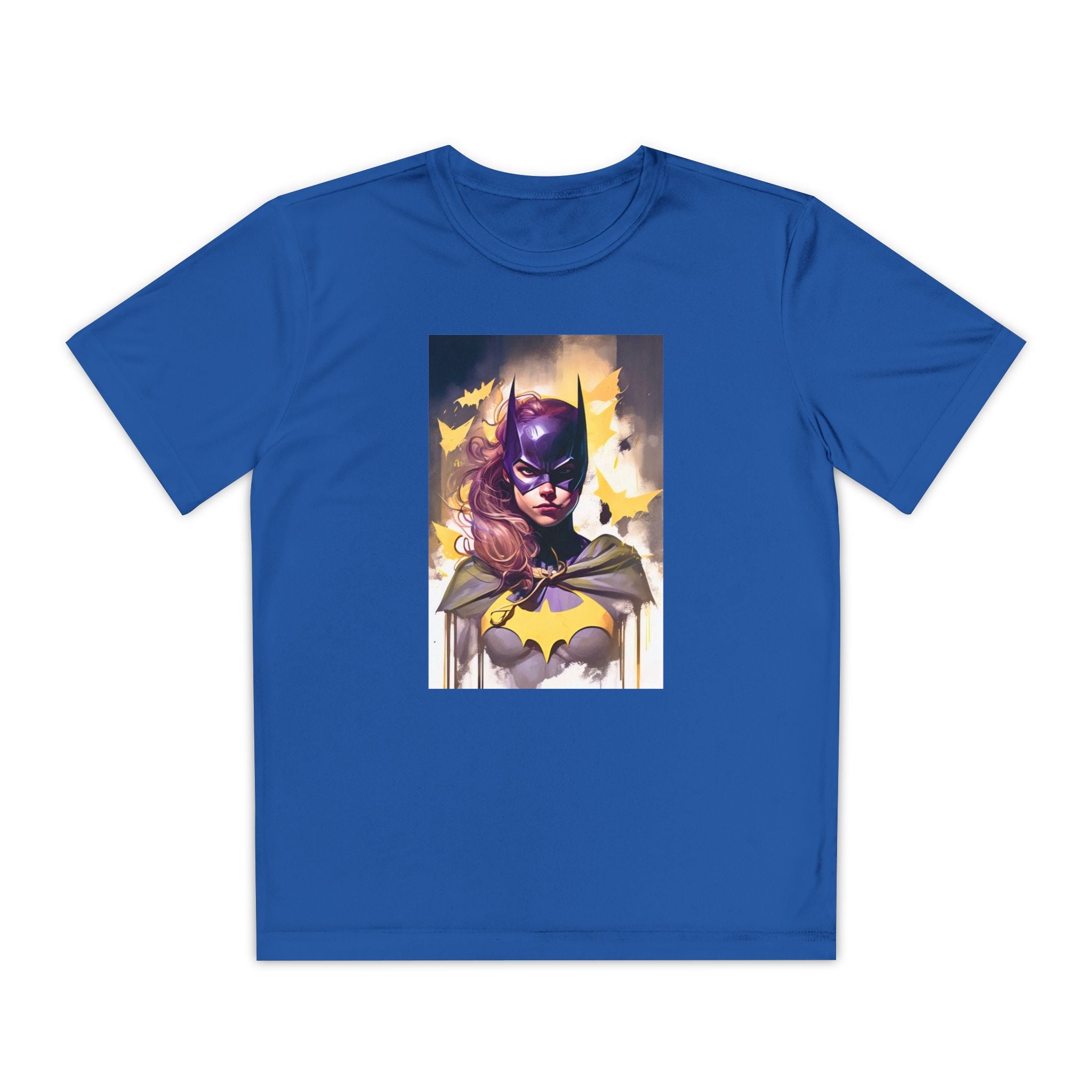 Superhero Youth T-Shirt Sports Graphic Tee, Cool Athletic Shirt for Kids