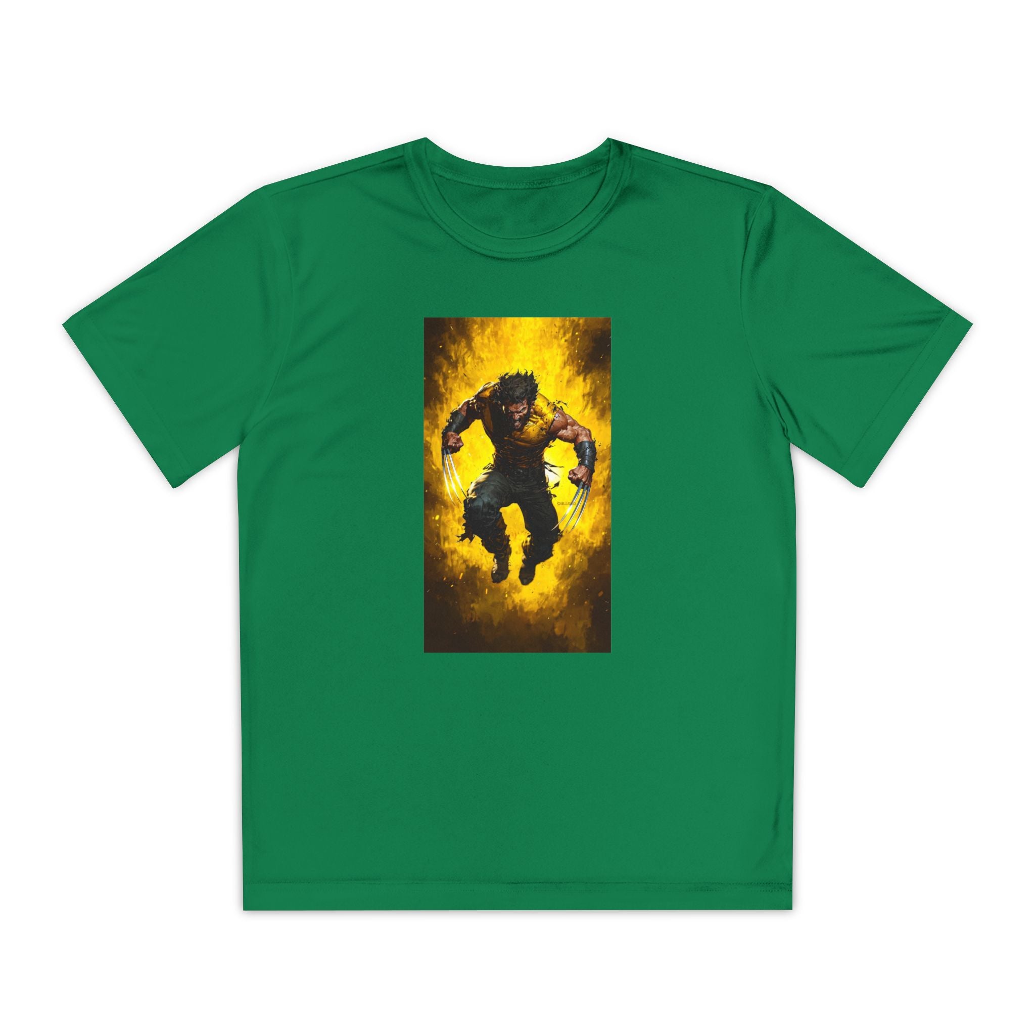 Wolverine Superhero Marvel Patriotic, Kids Graphic T-Shirt, Boys Hero Top, Girls Comic Book Clothing, Birthday