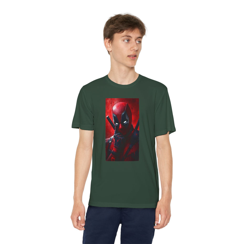 Deadpool Superhero Marvel Patriotic, Kids Graphic T-Shirt, Boys Hero Top, Girls Comic Book Clothing, Birthday