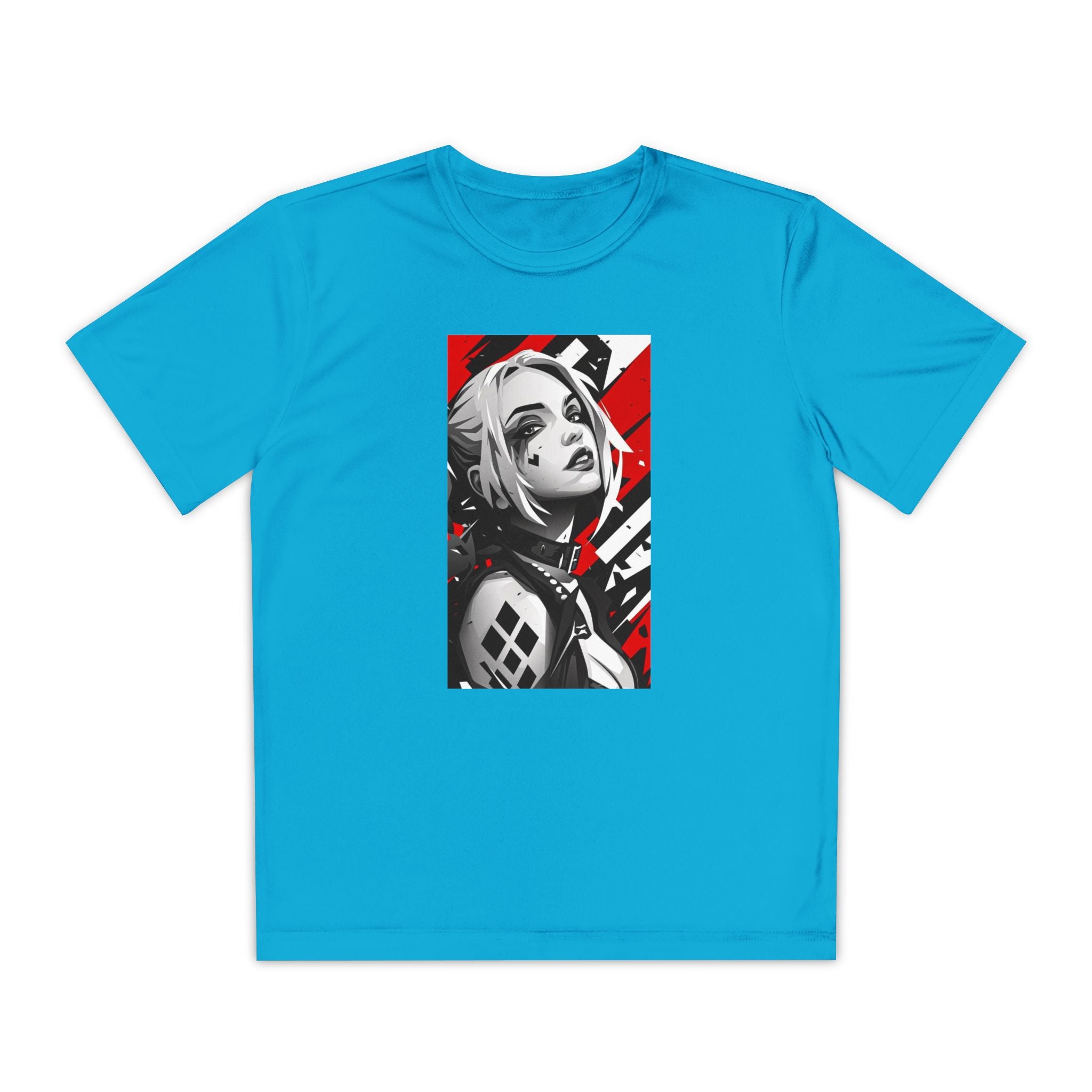 Superhero Youth T-Shirt Sports Graphic Tee, Cool Athletic Shirt for Kids
