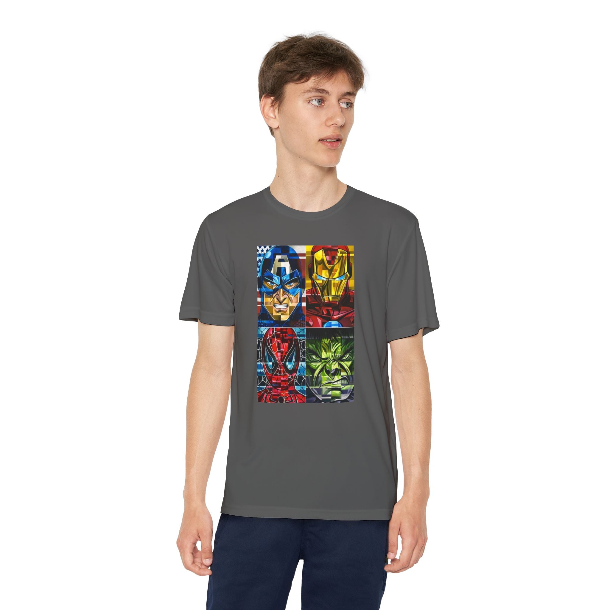 Advengers Youth T-Shirt Sports Graphic Tee, Cool Athletic Shirt for Kids, Perfect for Sports Events, Team Spirit