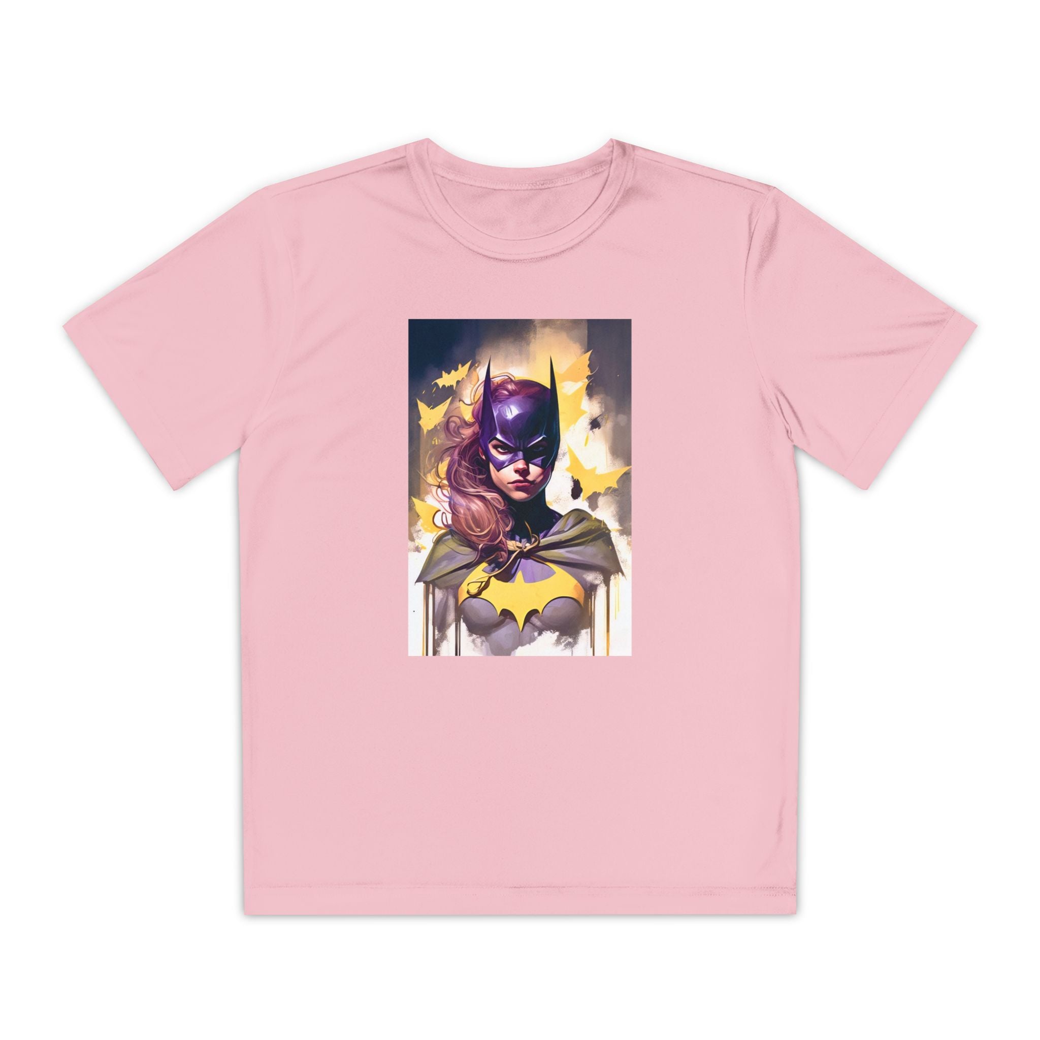 Superhero Youth T-Shirt Sports Graphic Tee, Cool Athletic Shirt for Kids