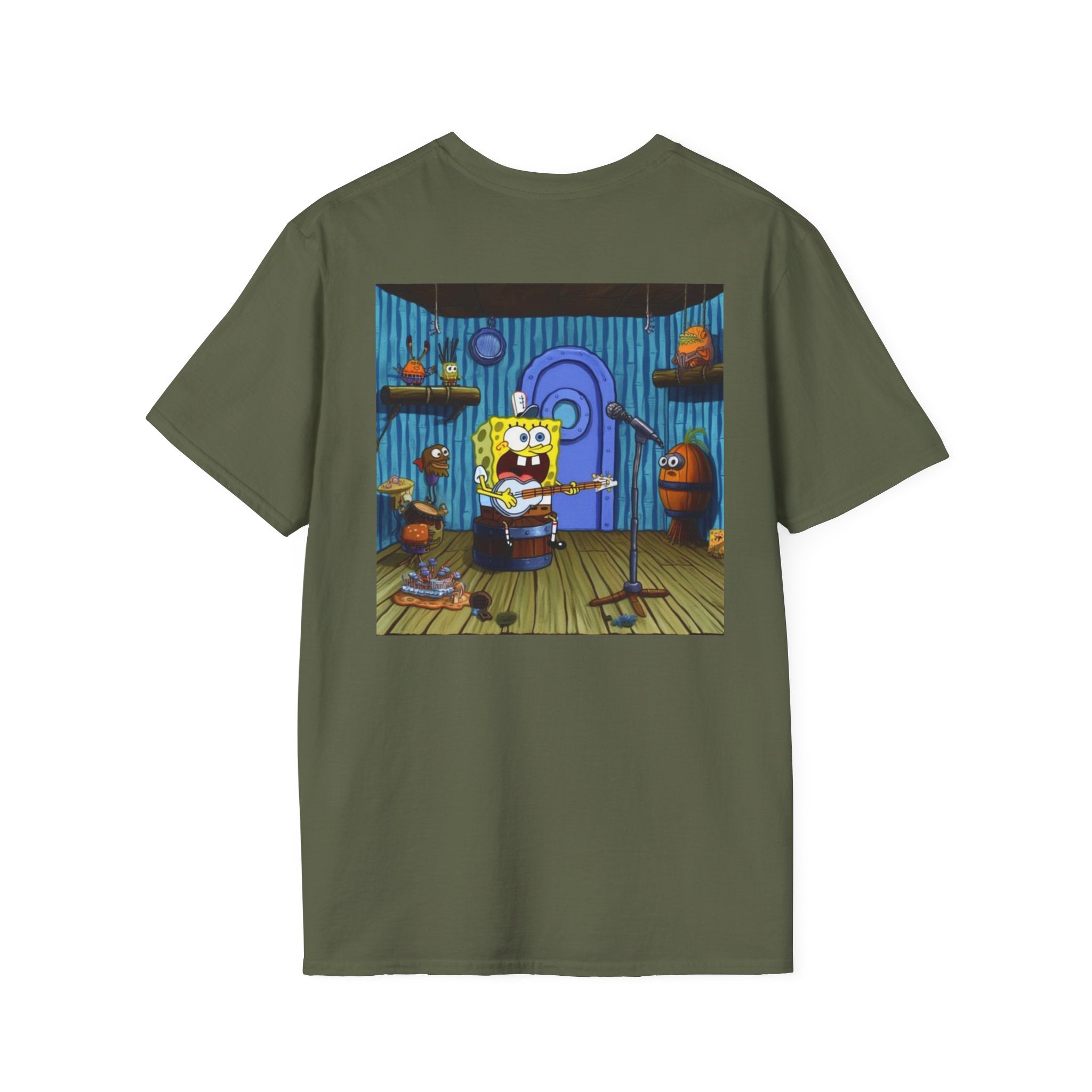 SpongeBob SquarePants Kids T-Shirt, Mr Krabs Squidward Patrick Star Youth Tee, Nickelodeon Children's TV Shirt, Unisex Softstyle