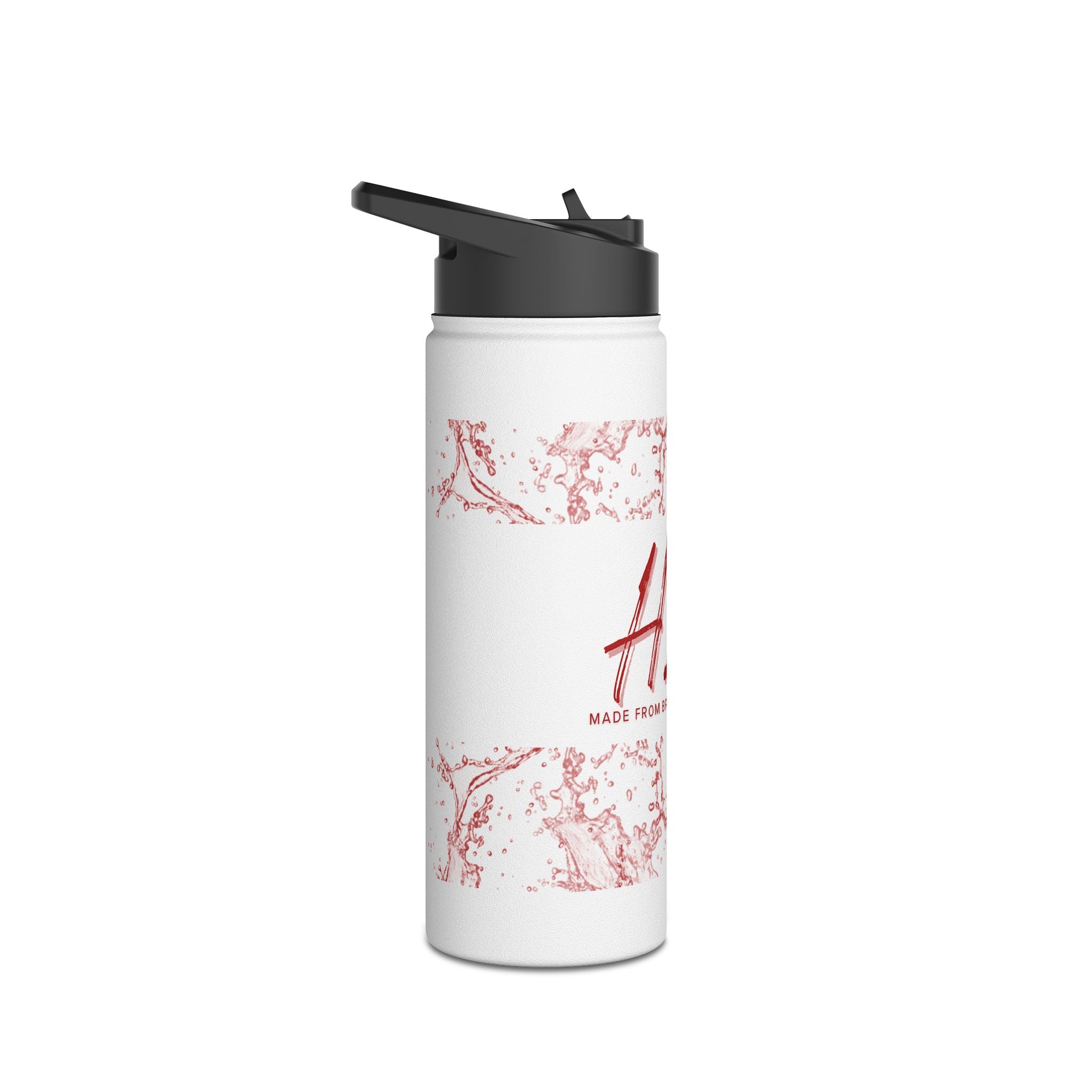 H2O Stainless Steel Water Bottle, Eco-Friendly Hydration for Travel, Sports, Yoga, Gifts, Outdoor Adventures