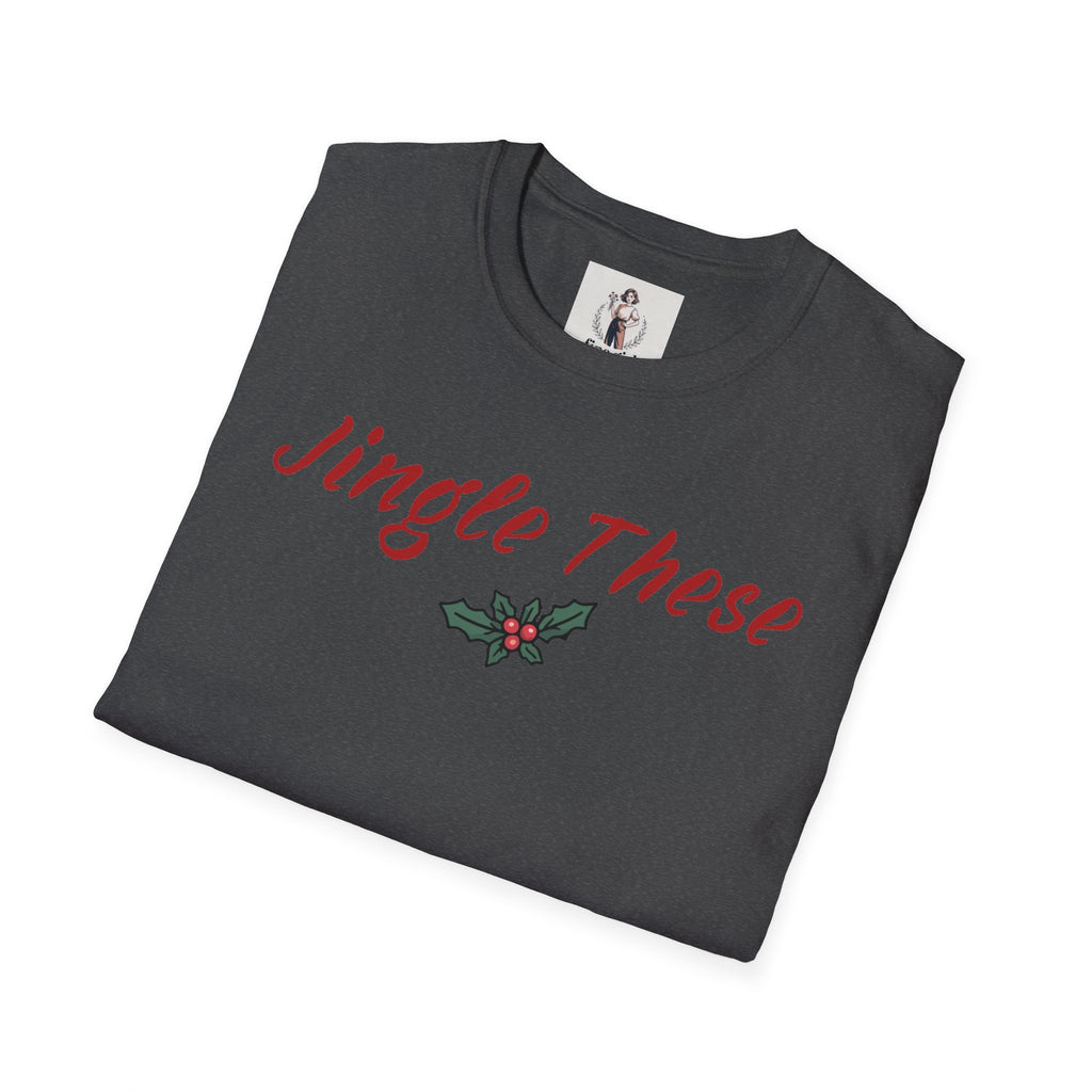 Jingle These Hand Grenades Christmas T-Shirt ~ Unisex Softstyle T-Shirt
