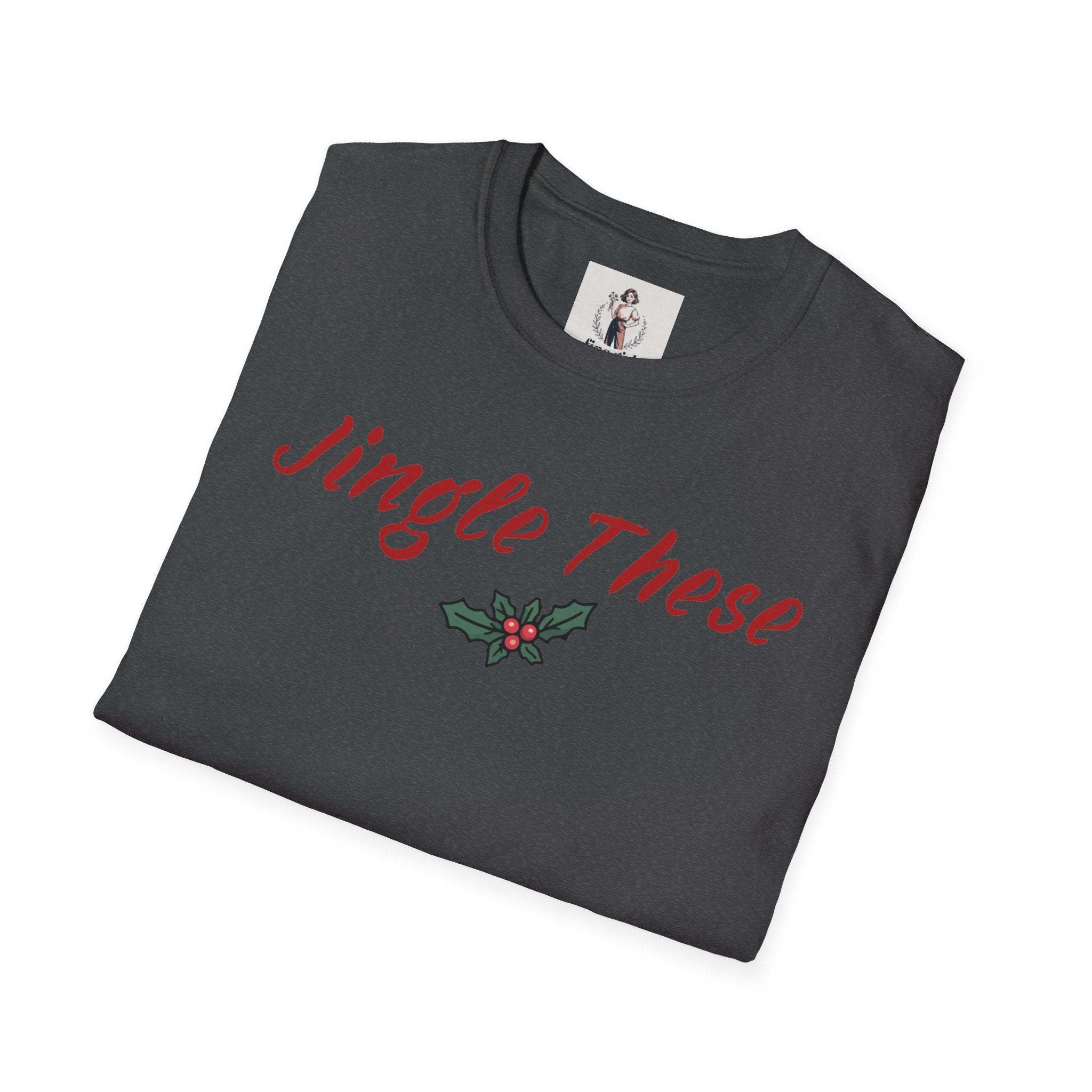 Jingle These Hand Grenades Christmas T-Shirt ~ Unisex Softstyle T-Shirt