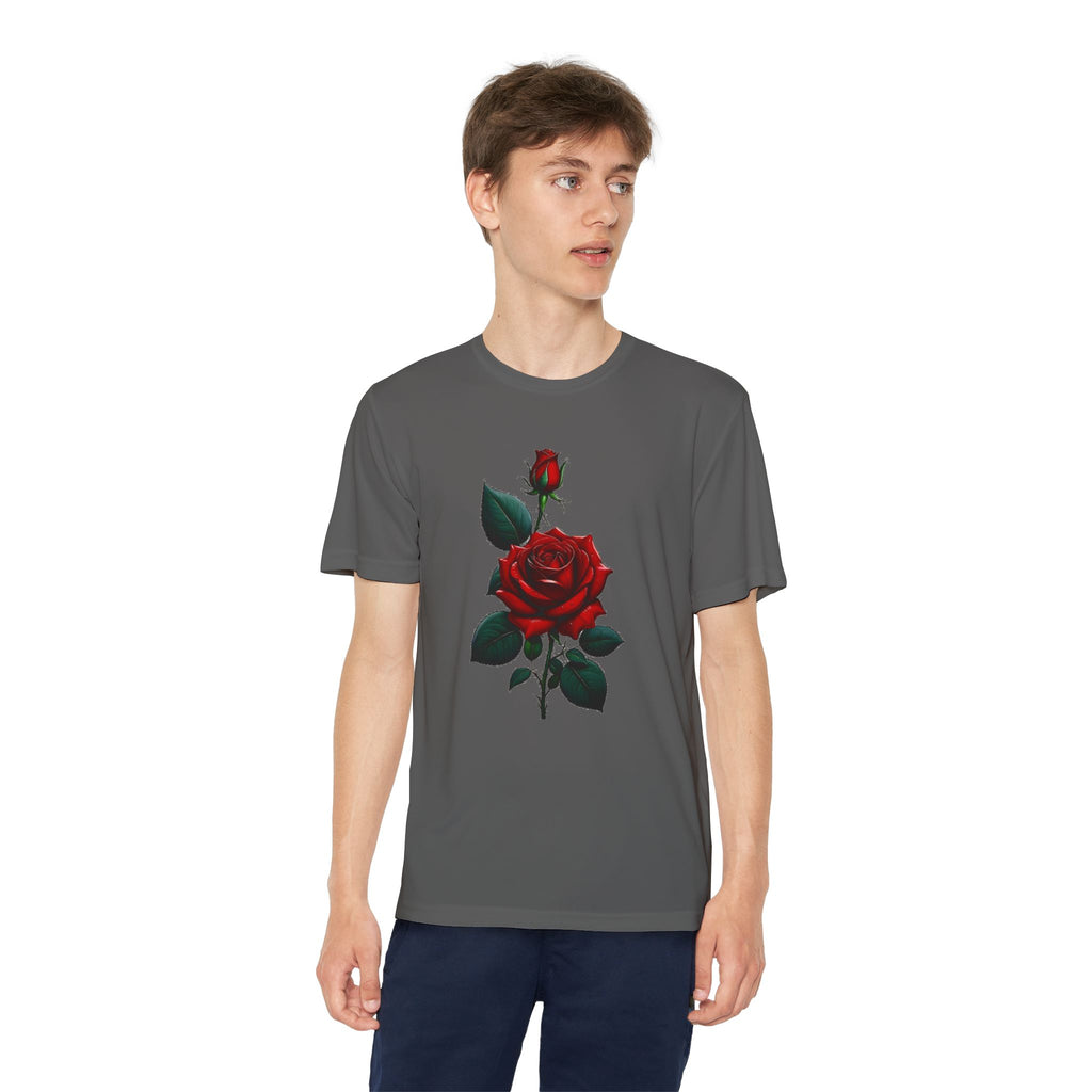 Flower Youth Tshirt, Girls Floral Tee, Kids Spring Shirt, Children's Botanical Top, Teen Blossom T-Shirt