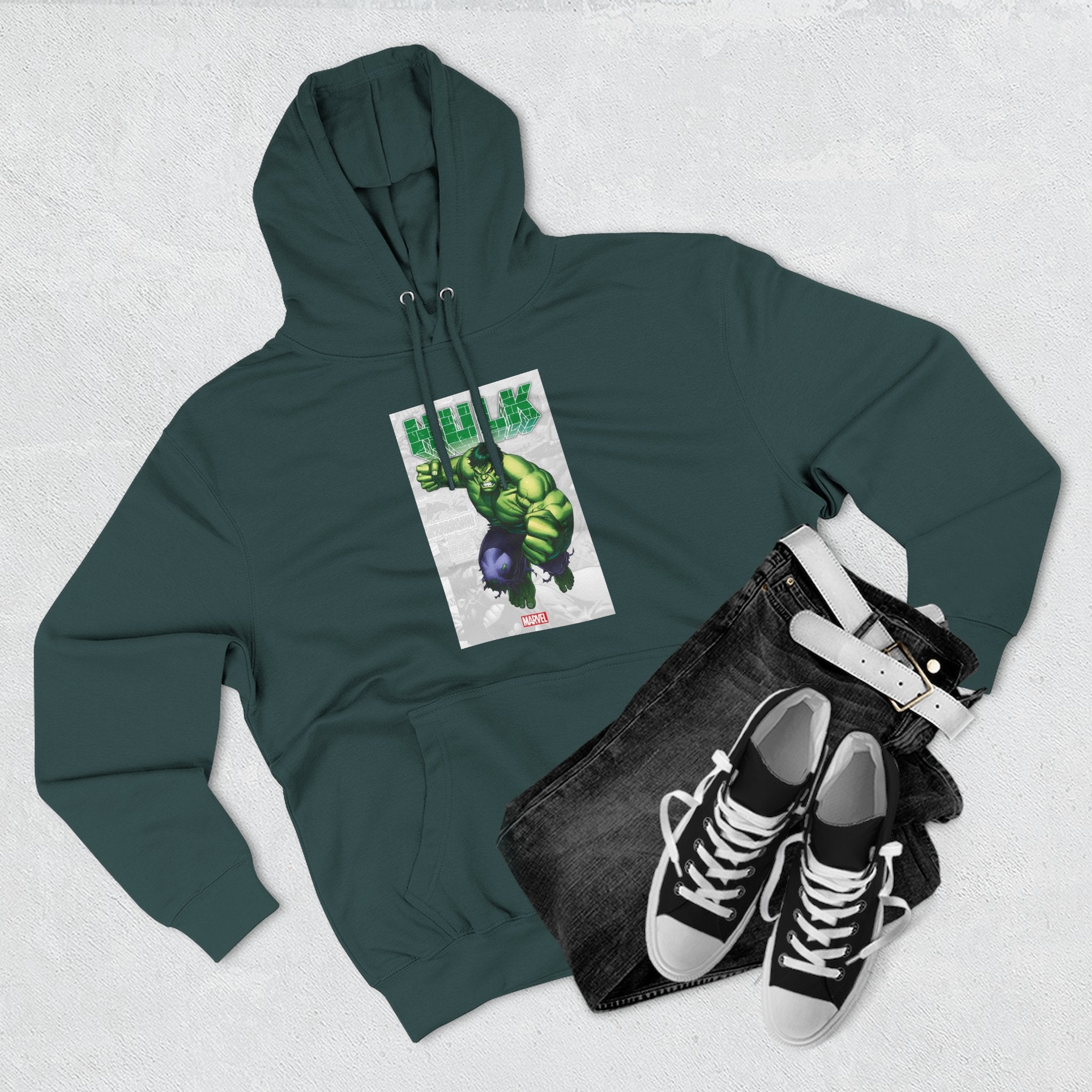 The Incredible Hulk Three-Panel Fleece Hoodie
