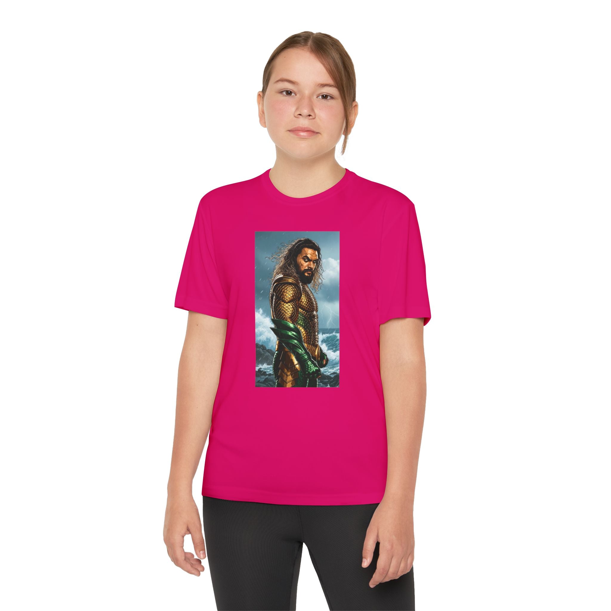 Aquaman Superhero Youth Tee, Kids Superhero Shirt, Child Aquaman T-shirt, Comic Book Tee, Superhero Fan Gift