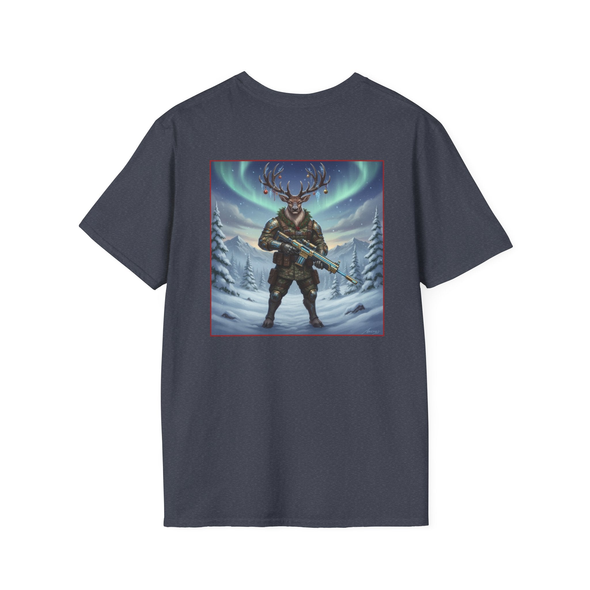 Yule Guard Patriotic Christmas Holiday ~ Unisex Softstyle T-Shirt