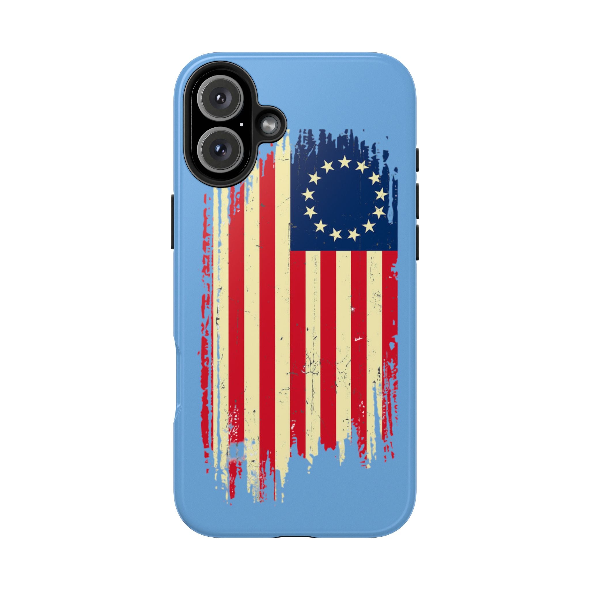 Patriotic Phone Cases with Vintage Flag Design, Tough Case for Independence Day, Memorial Day, 4th of July, Gift for Veterans, USA Pride