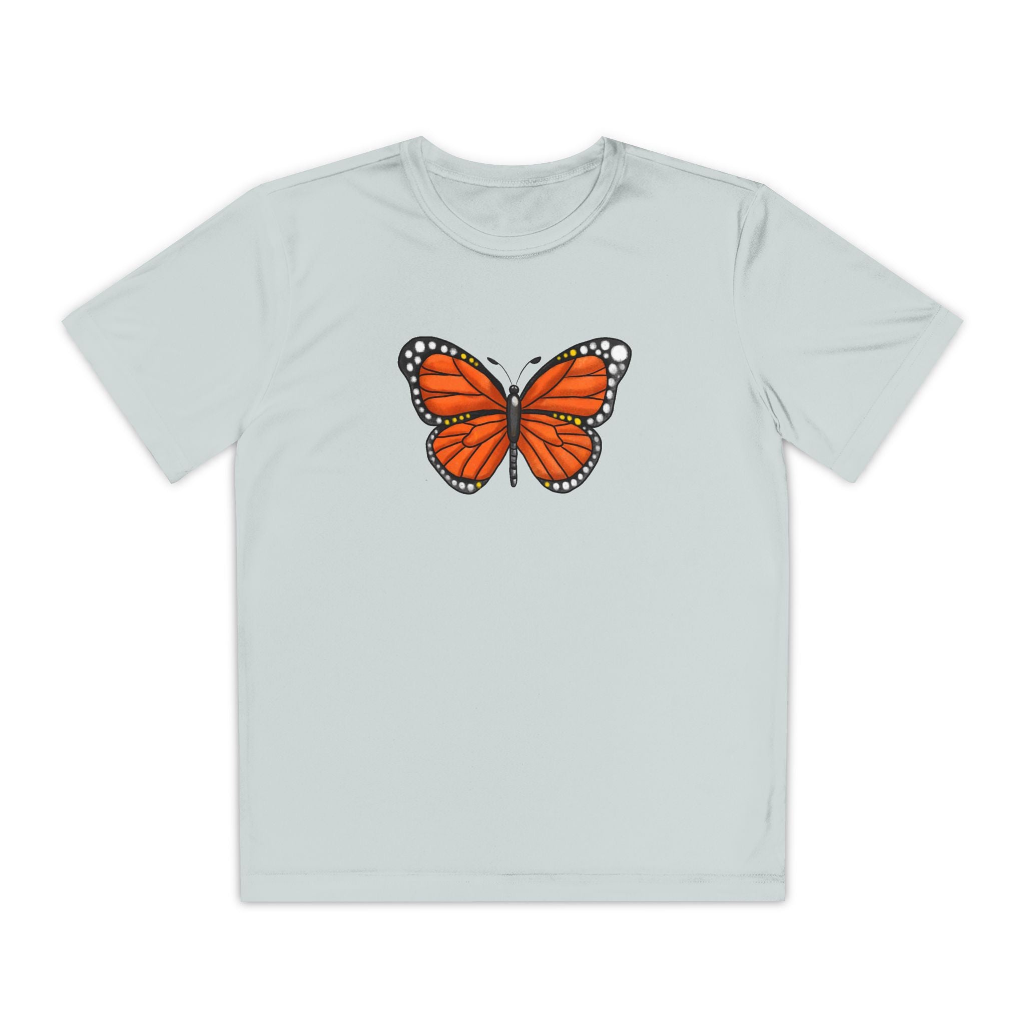Butterffy Youth T-Shirt Sports Graphic Tee, Cool Athletic Shirt for Kids, Perfect for Sports Events, Team Spirit