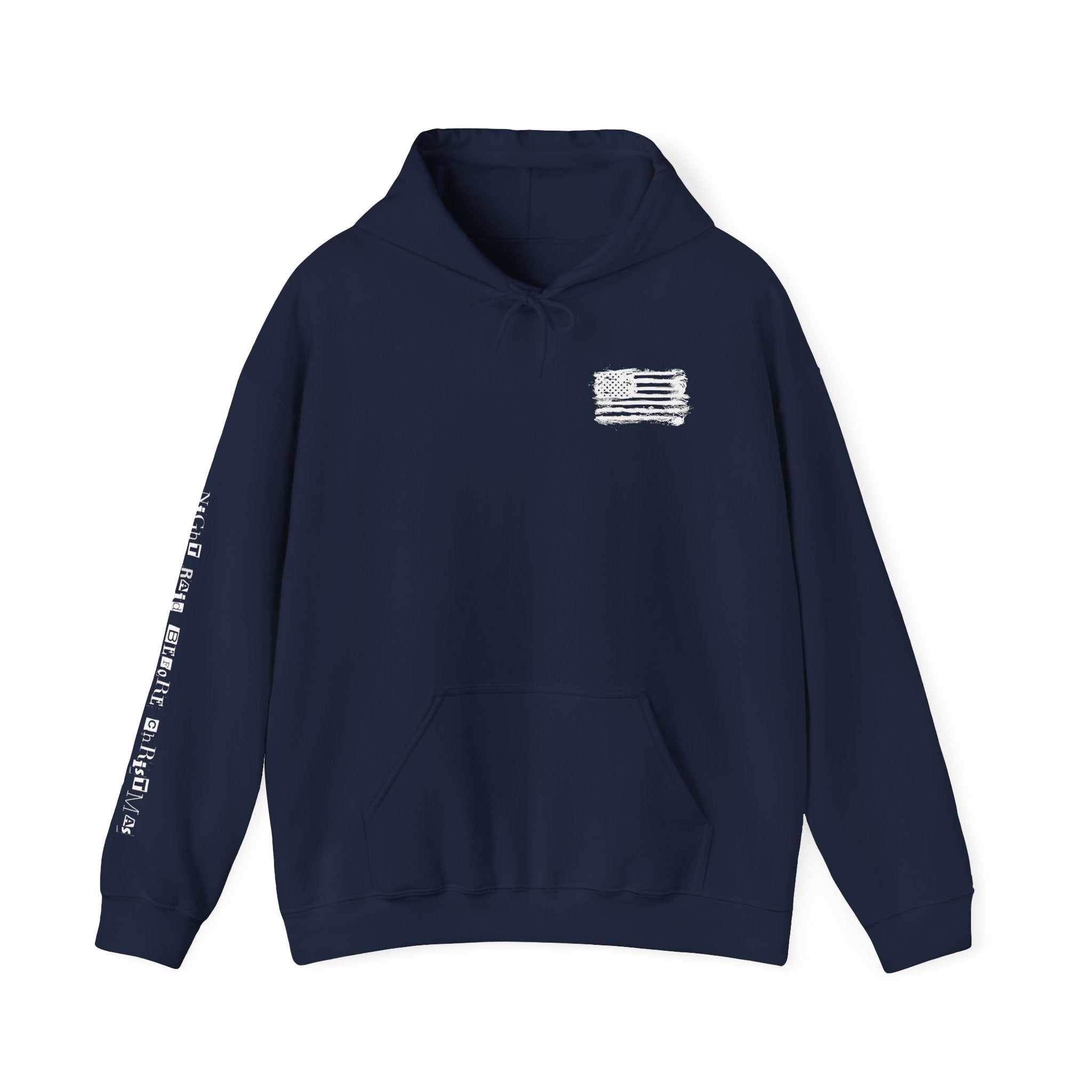 Night Raid Before Christmas Patriotic Hoodie ~ Rebel Spirit Unisex Hoodie