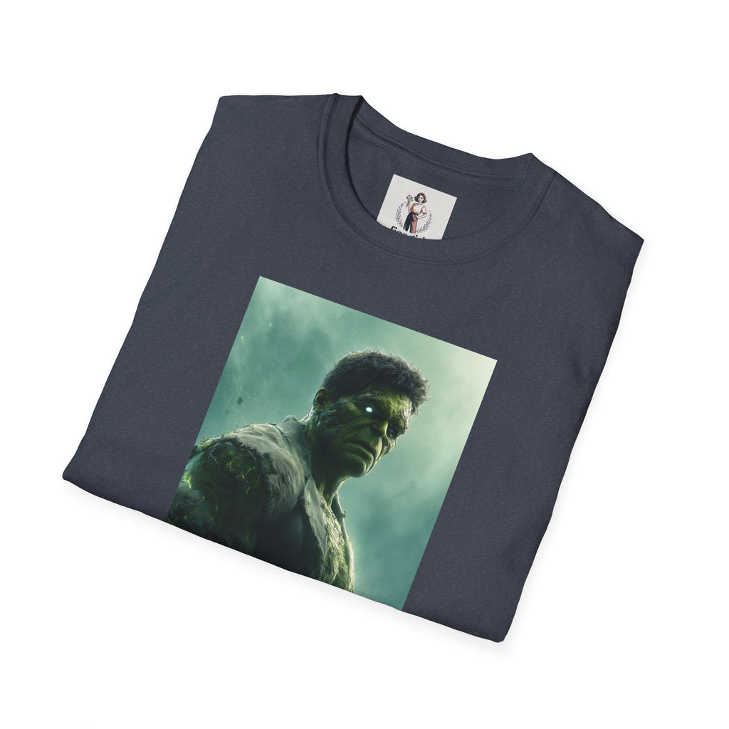 The Incredible Hulk Superhero Marvel Unisex Softstyle T-Shirt, Comic Book Tee, Geeky Clothing, Cosplay Costume Top