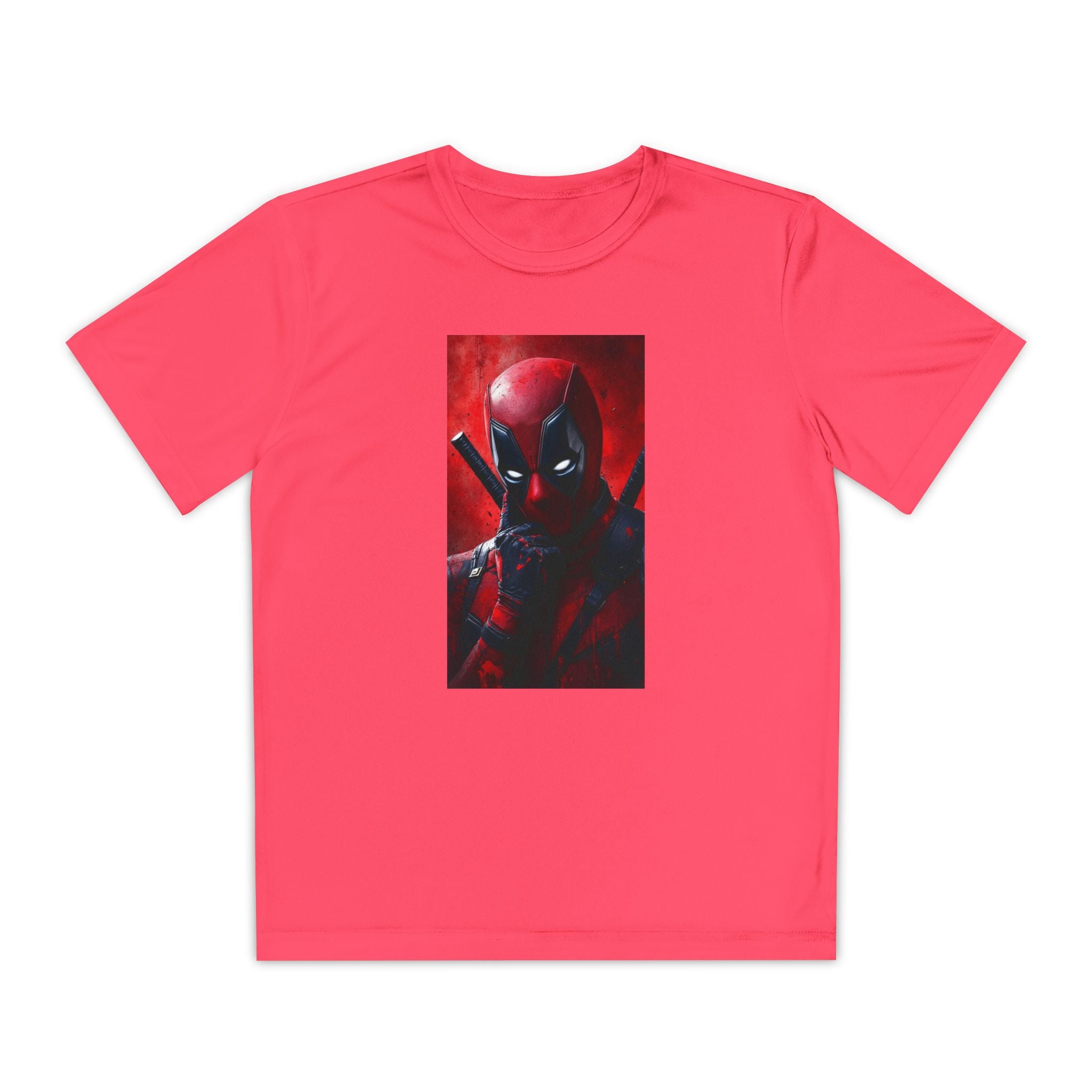 Deadpool Superhero Marvel Patriotic, Kids Graphic T-Shirt, Boys Hero Top, Girls Comic Book Clothing, Birthday