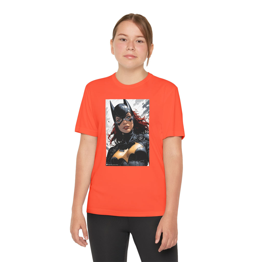 Superhero Youth T-Shirt Sports Graphic Tee, Cool Athletic Shirt for Kids