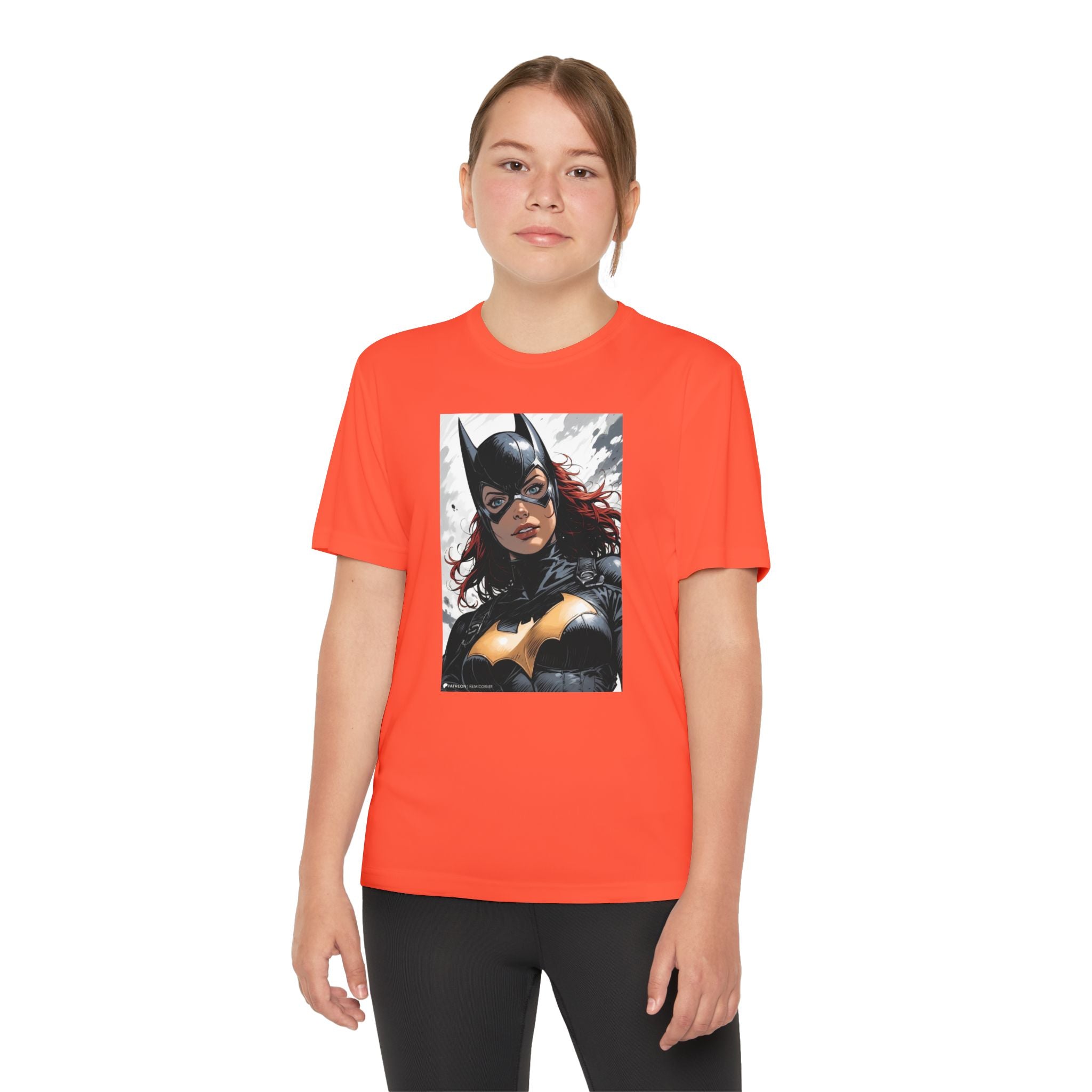 Superhero Youth T-Shirt Sports Graphic Tee, Cool Athletic Shirt for Kids