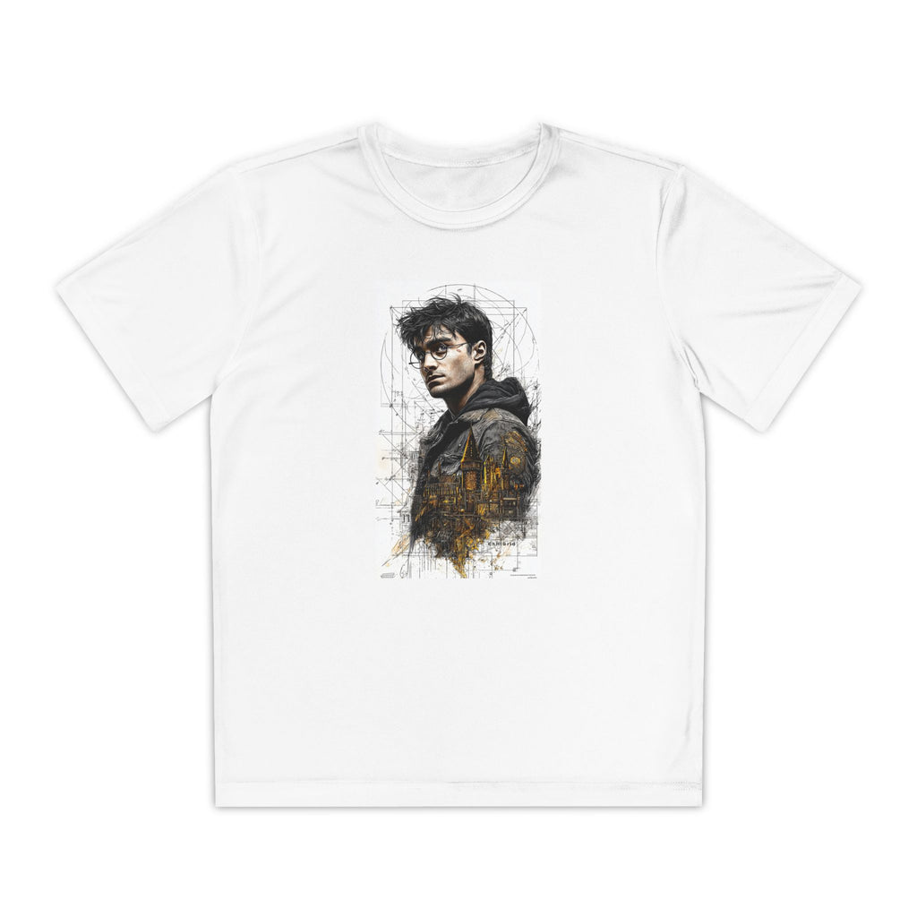 Youth Competitor Tee - Harry Potter, Wizard School Shirt, Magical Kids Top, Hogwarts Fan Gift, Sorcerer's Stone T-Shirt