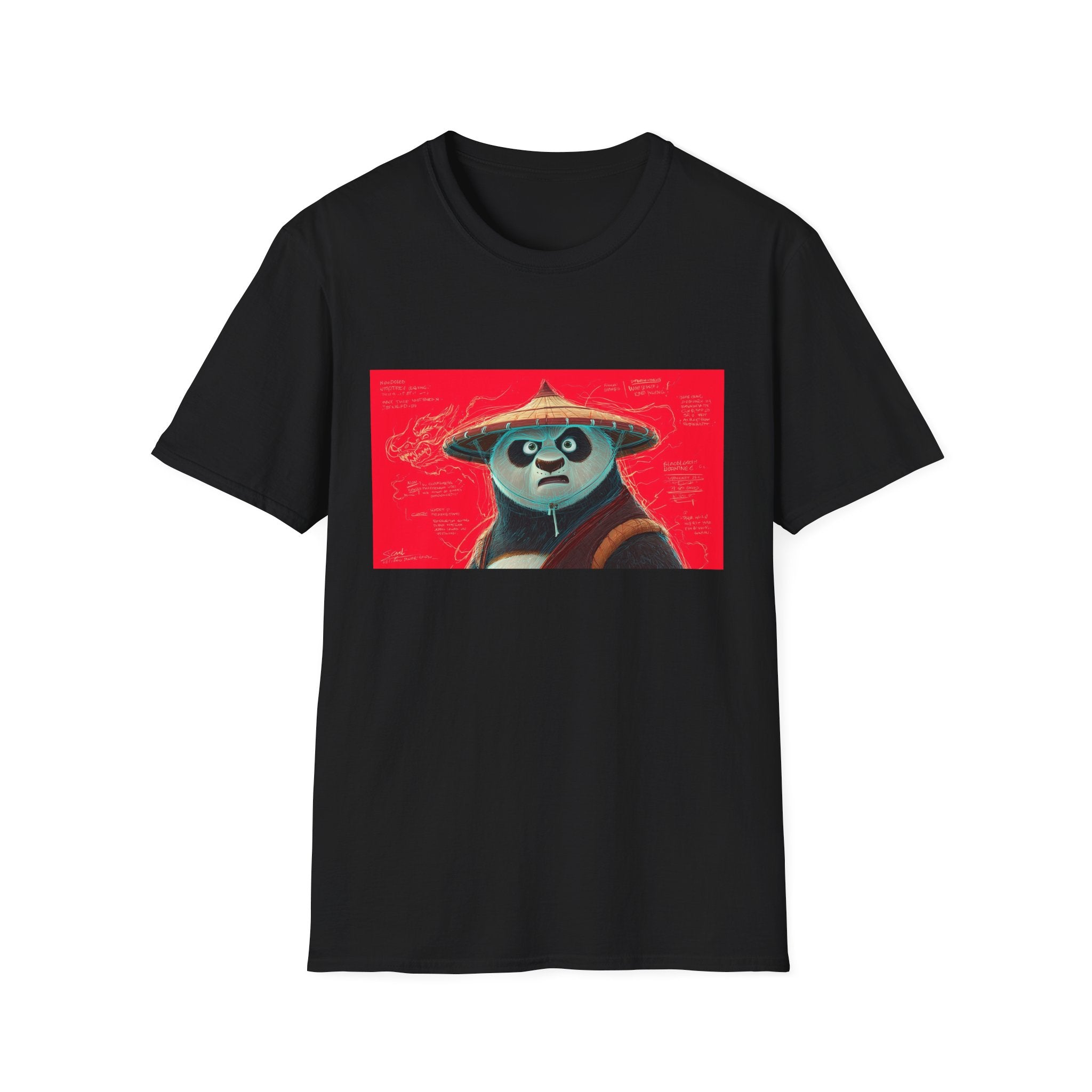 Kung Fu Panda Unisex Softstyle T-Shirt, DreamWorks Animation Youth Competitor Tee, Graphic Tee, Movie Fan Gift, Cult Classic Shirt, Comfy
