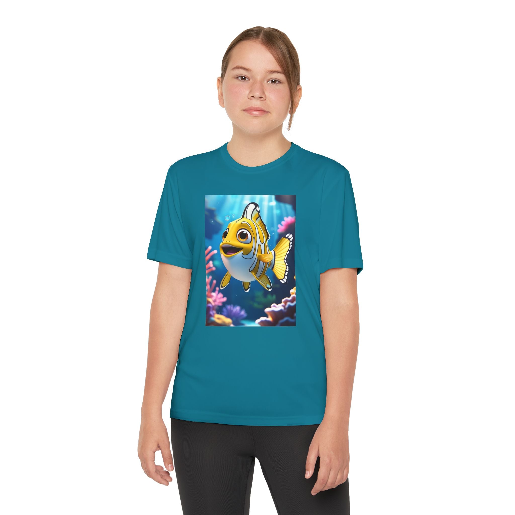 Nemo Fish Ocean Youth T-Shirt - Underwater Kids Tee, Finding Nemo Shirt, Beach Vacation Clothing, Ocean Lover Gift, Fish Theme Top