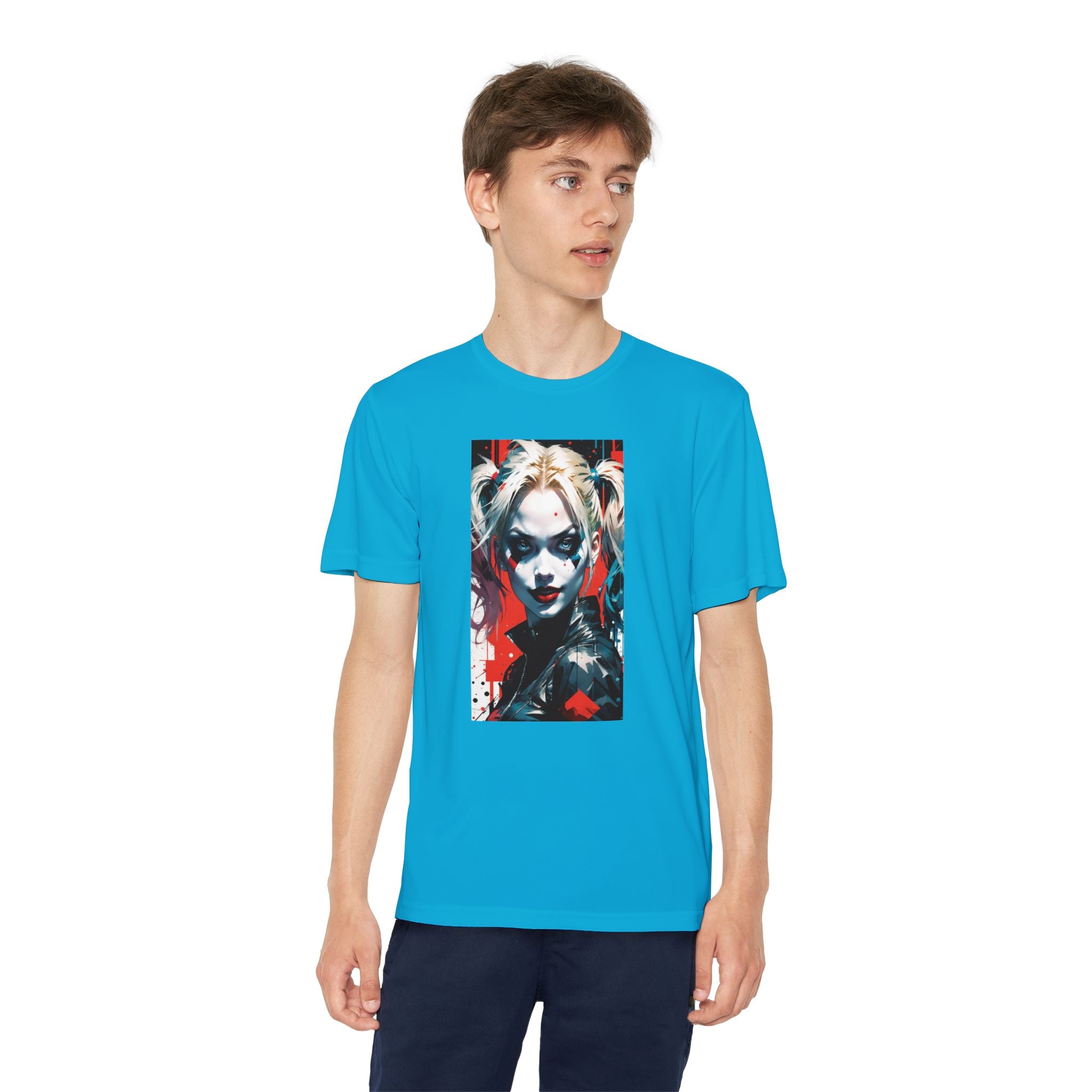 Superhero Youth T-Shirt Sports Graphic Tee, Cool Athletic Shirt for Kids