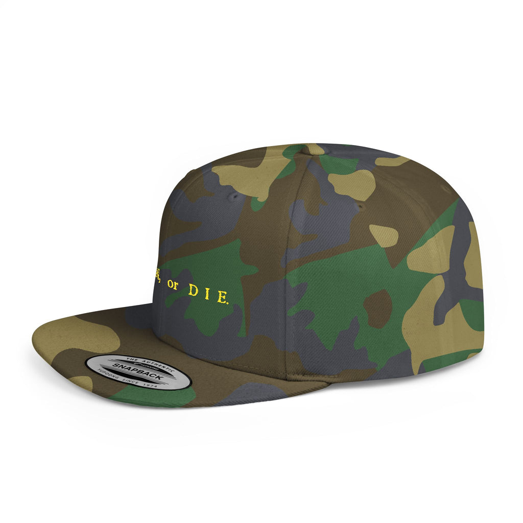 Join Or Die ~ Stylish Flat Bill Snapback Hat