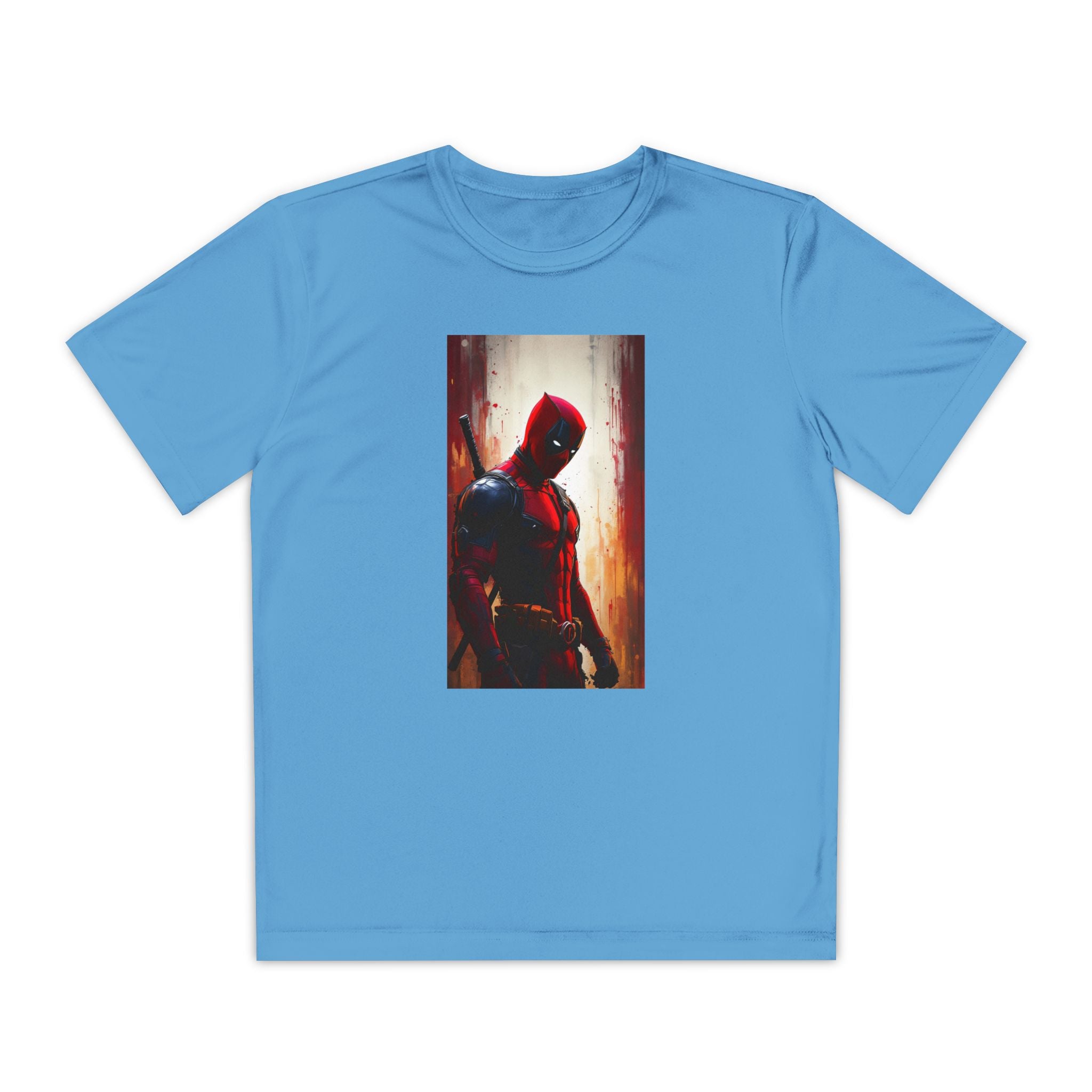 Deadpool Superhero Marvel Patriotic, Kids Graphic T-Shirt, Boys Hero Top, Girls Comic Book Clothing, Birthday