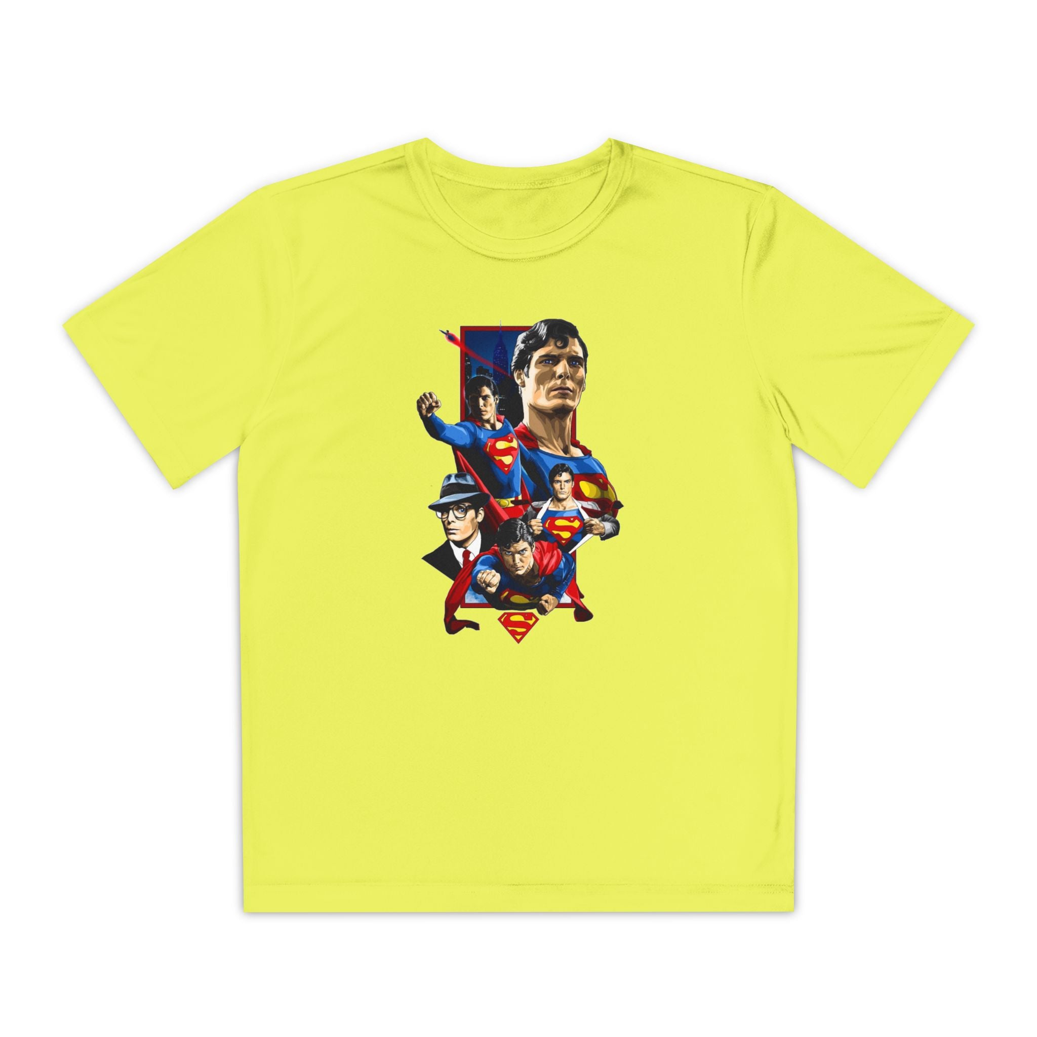 Superman Youth T-Shirt Sports Graphic Tee, Cool Athletic Shirt for Kids, Perfect for Sports Events, Team Spirit
