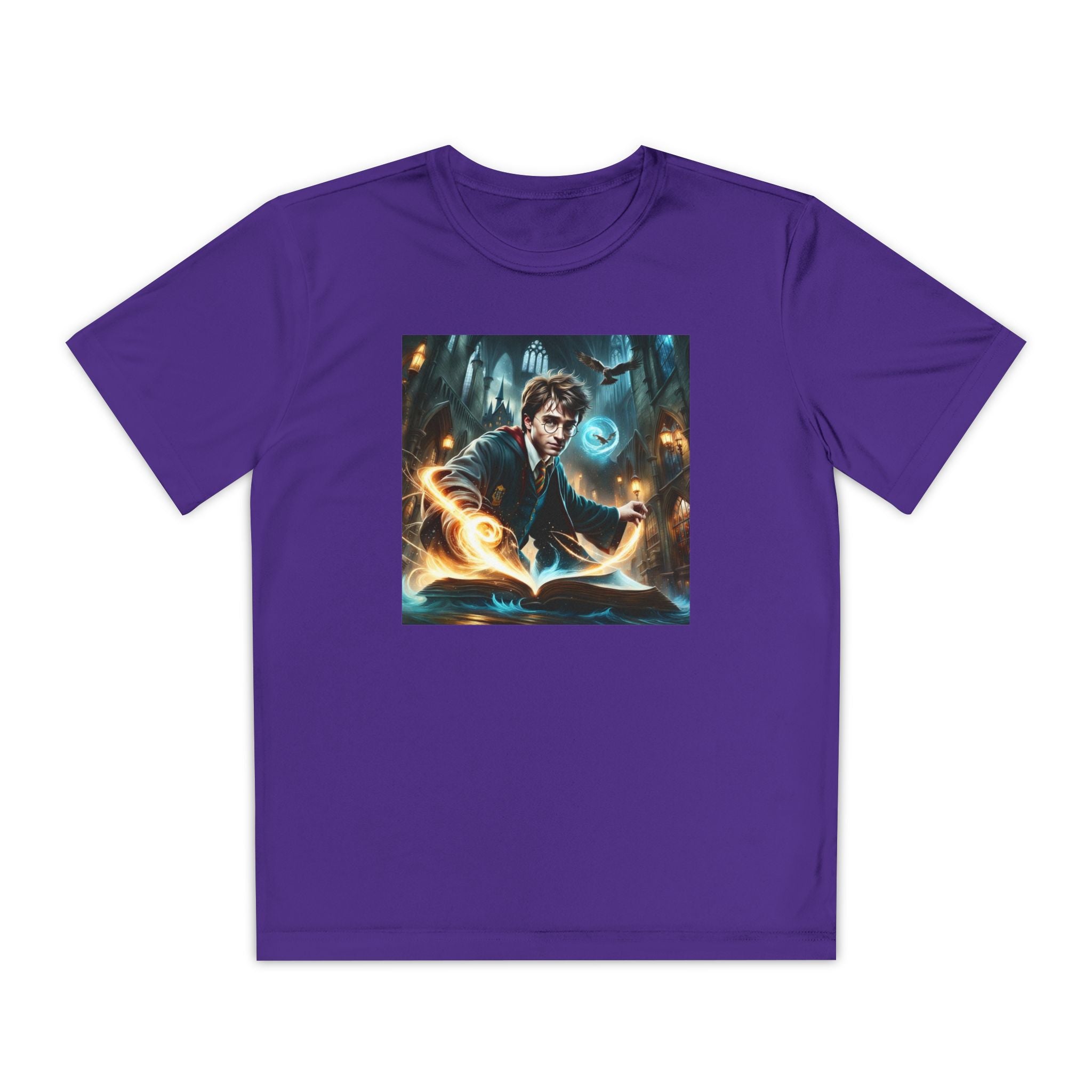 Youth Competitor Tee - Harry Potter, Wizard School Shirt, Magical Kids Top, Hogwarts Fan Gift, Sorcerer's Stone T-Shirt