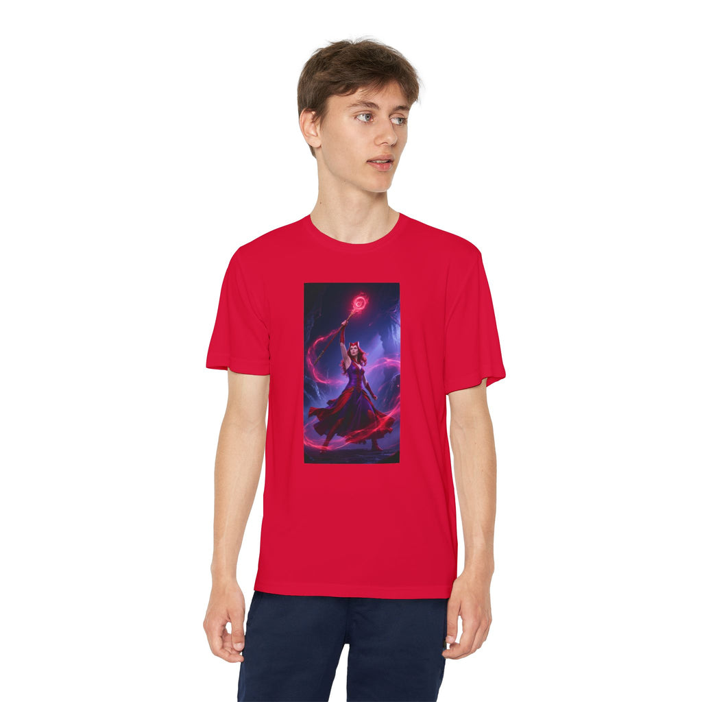 Superhero Youth T-Shirt Sports Graphic Tee, Cool Athletic Shirt for Kids